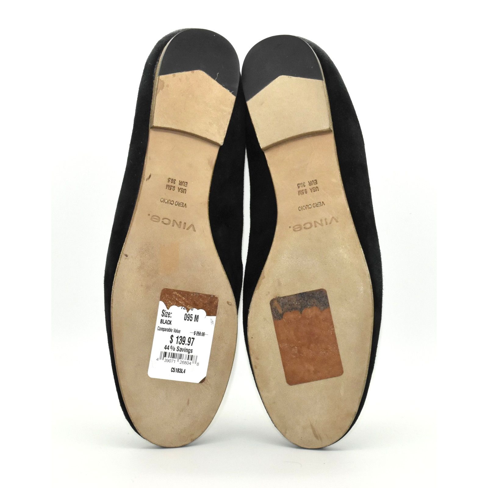 Vince NWOB VINCE Black Suede Flat Loafer Shoes Size 9.5M Size US 9.5 / IT 39.5 - 5 Thumbnail