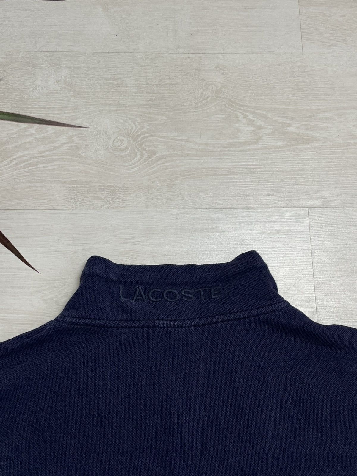 Lacoste × Vintage Lacoste Vintage 90’s Sweater Knit Baggy Fit Hooded Luxury Size US XXL / EU 58 / 5 - 6 Thumbnail