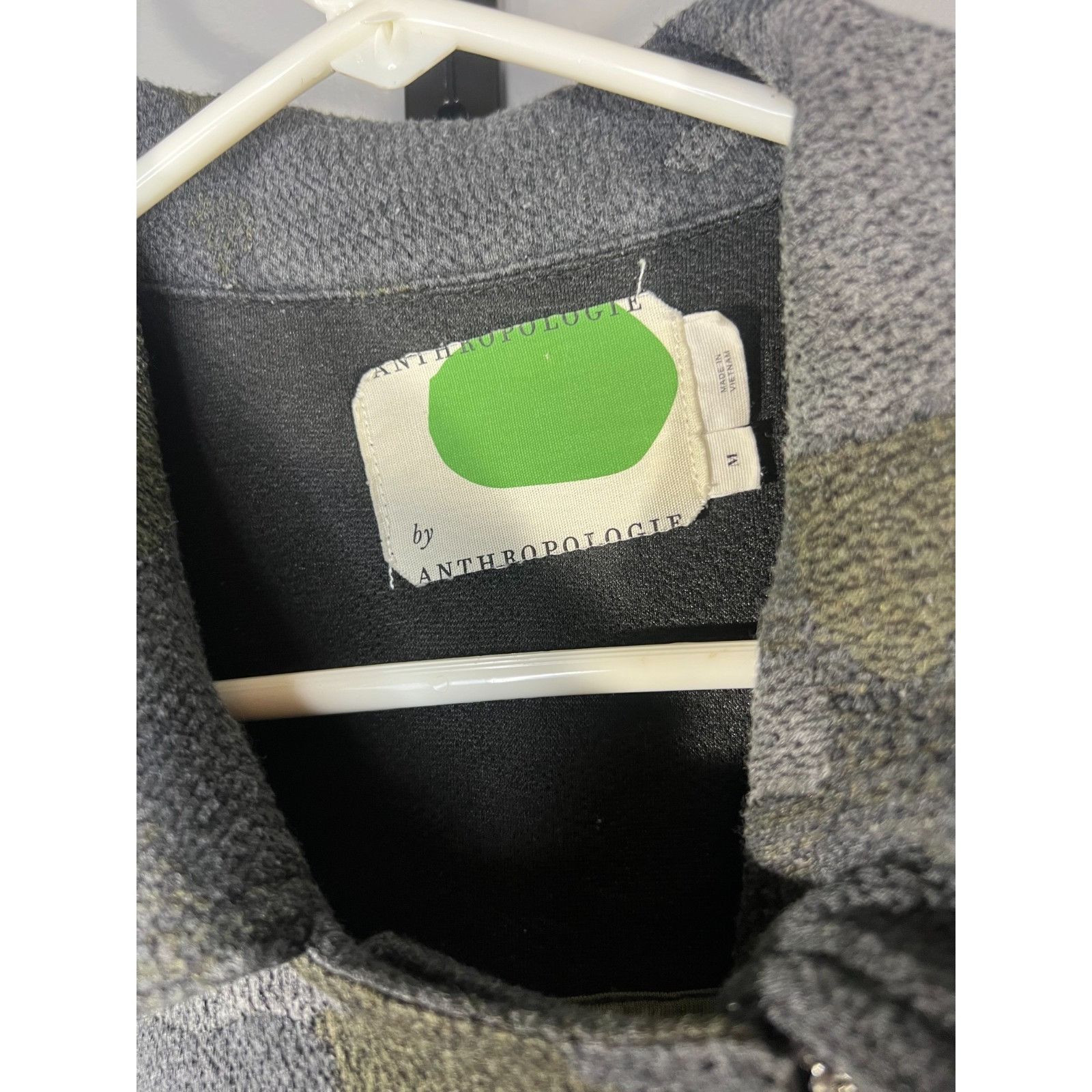Anthropologie Anthropologie Marrakech Faux Suede Fleece Green Camo Cropped Size L / US 10 / IT 46 - 4 Thumbnail