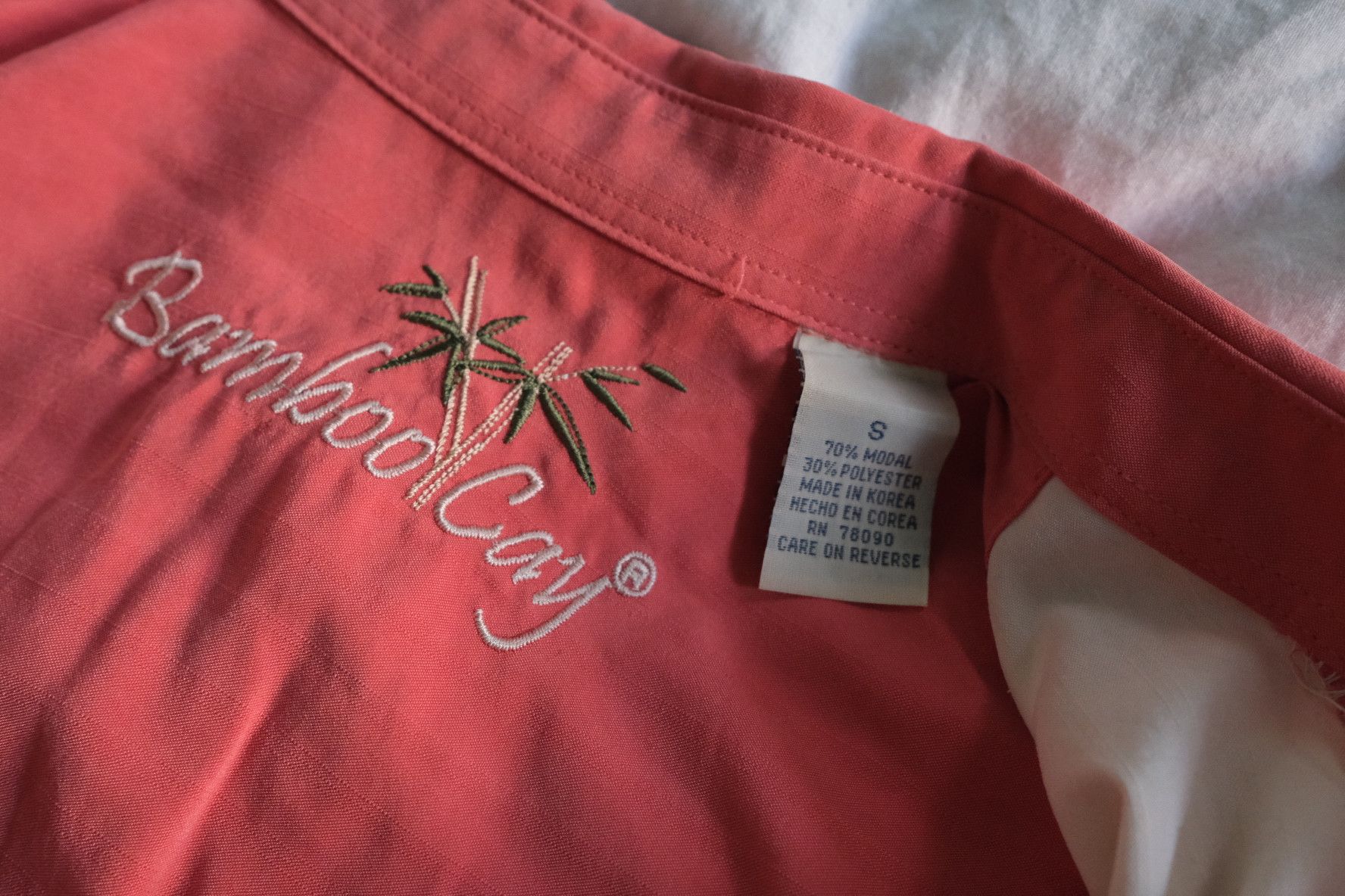 Designer Bamboo Cay: Paneled Pacific Palms Camp Shirt Size US M / EU 48-50 / 2 - 11 Thumbnail