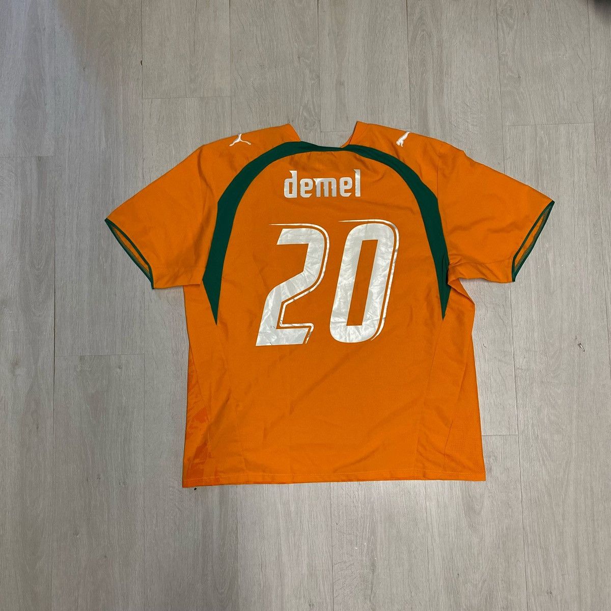 Puma Vintage Puma 2006/2007 Ivory Coast #20 Demel shirt Size US XL / EU 56 / 4 - 2 Thumbnail