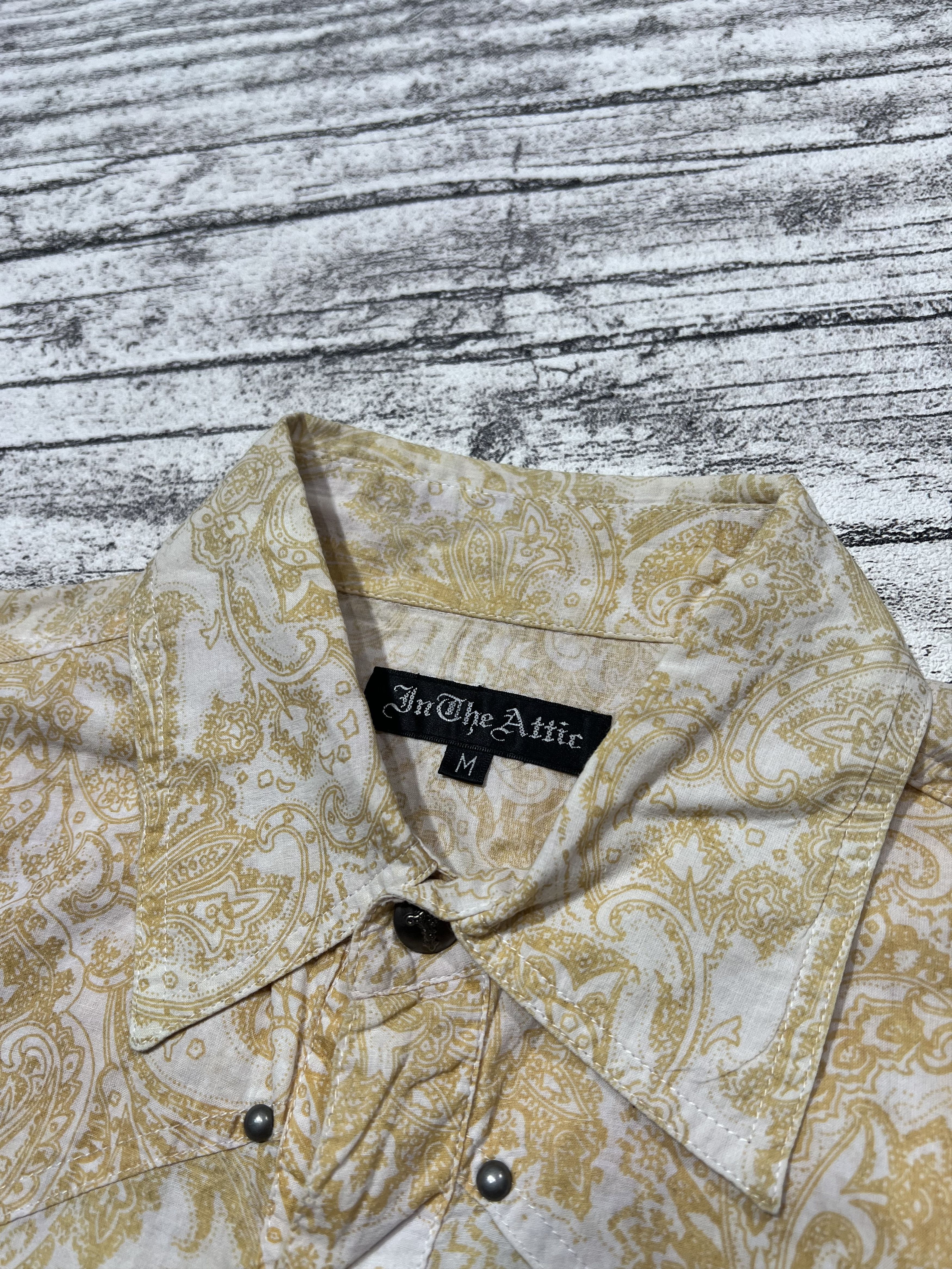 In The Attic 2000s In The Attic Paisley Western Snap Shirt y2k Lgb Ifsix Size US M / EU 48-50 / 2 - 7 Thumbnail