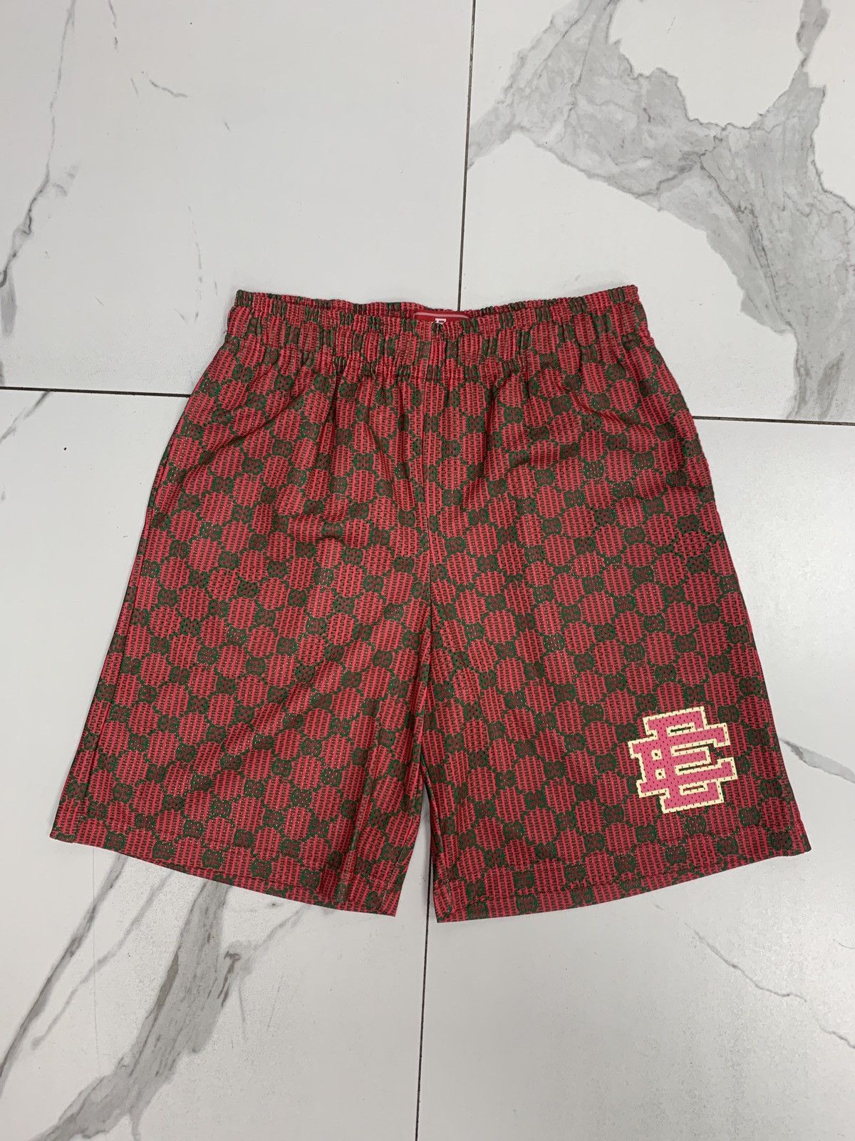 Eric Emanuel Baggy Short “Red/ Green”