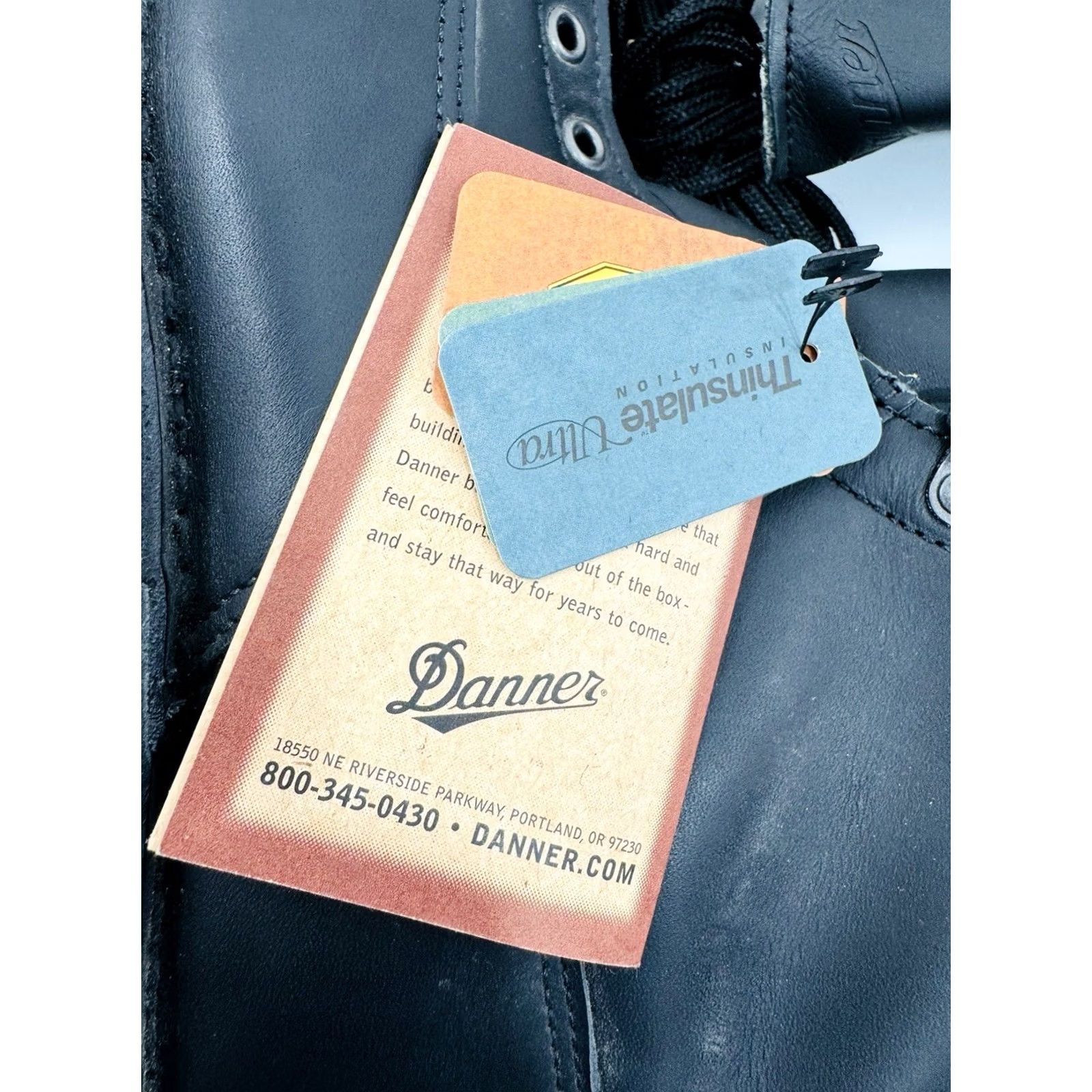 Danner DANNER Boots - NEW w TAGS - GORE TEX VIBRAM THINSULATE SAFETY 9.5 Work 600G GTX Black Matte Mens 9.5 Boots Size US 10 / EU 43 - 5 Thumbnail