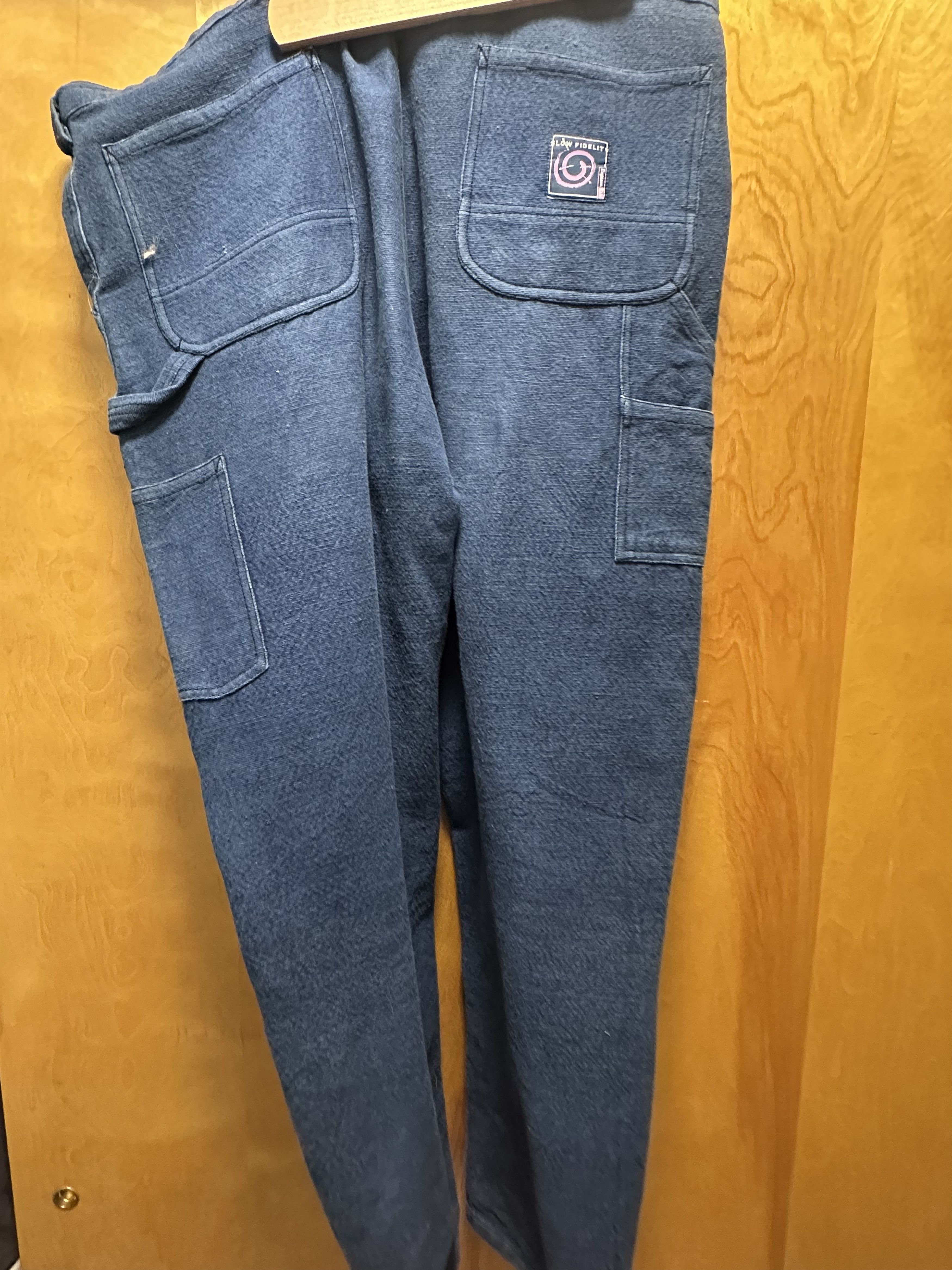18 East 18 East STUDIO DOUBLE KNEE PANT - NATURAL INDIGO KHADI - XL Size US 40 / EU 56 - 2 Thumbnail