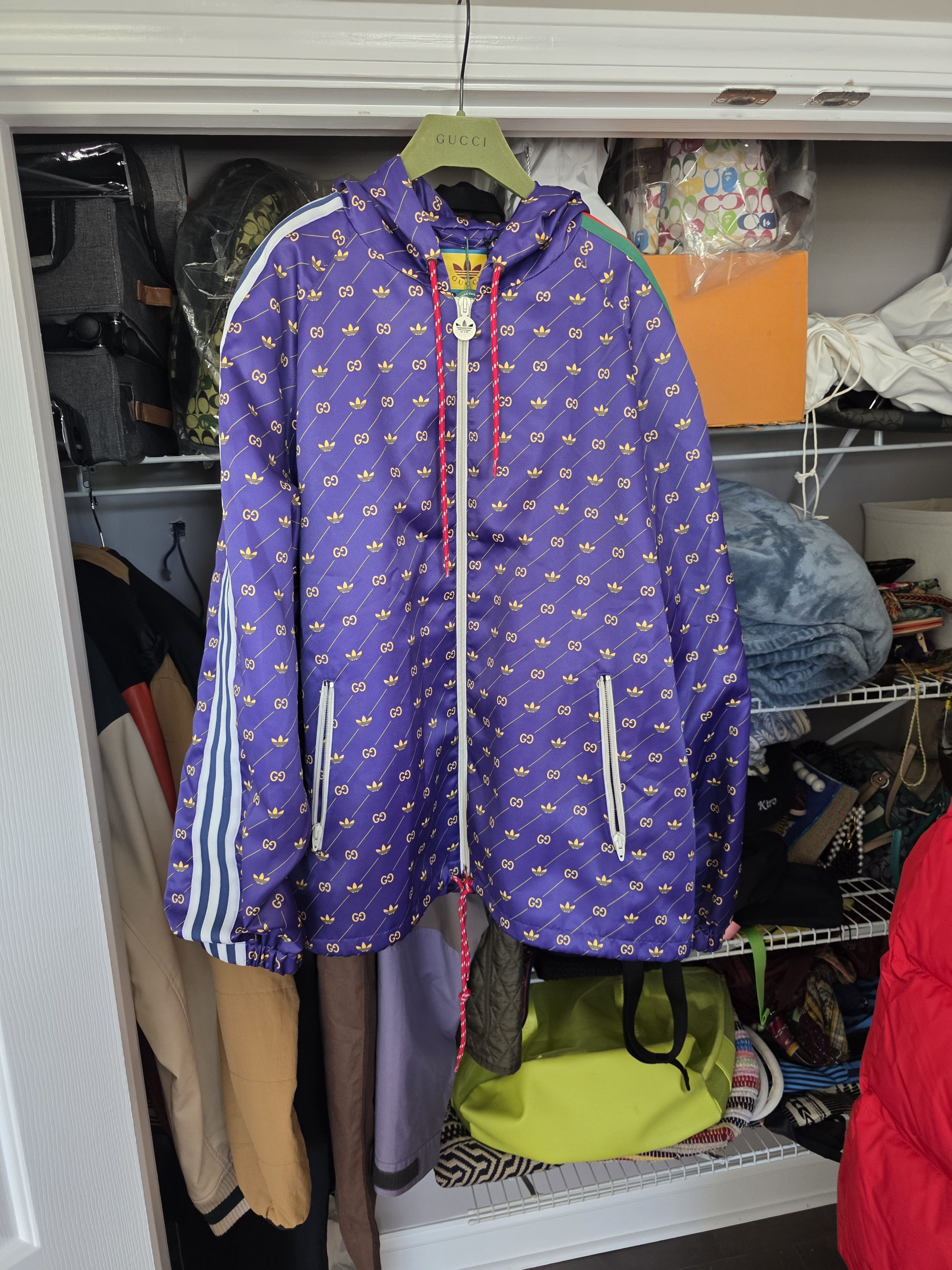 Adidas × Gucci Trefoil print jacket Size US M / EU 48-50 / 2 - 1 Thumbnail