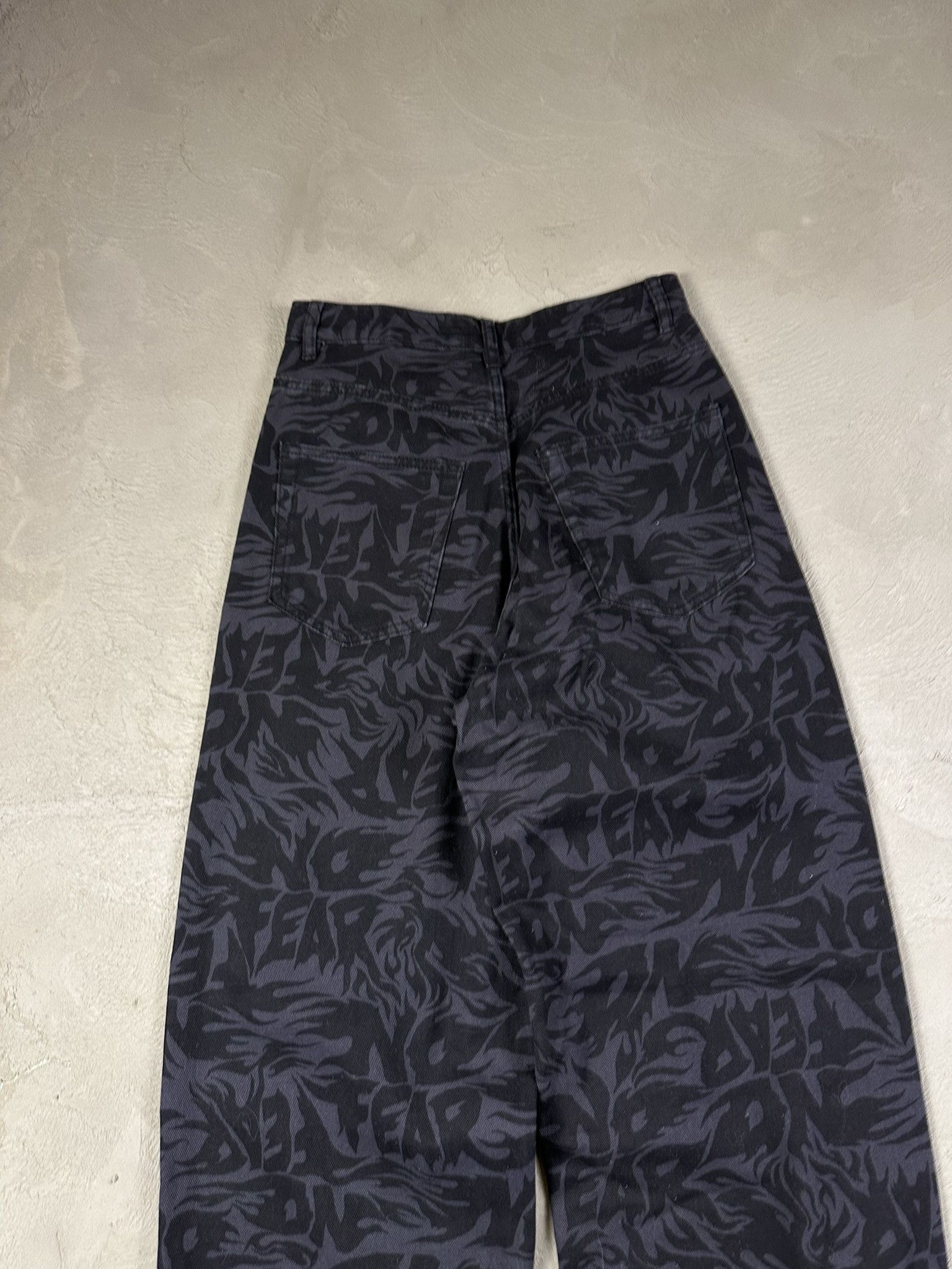 H&M Vintage Y2k No Fear H&M Fullprint Oversized Baggy Pants Size US 30 / EU 46 - 6 Thumbnail