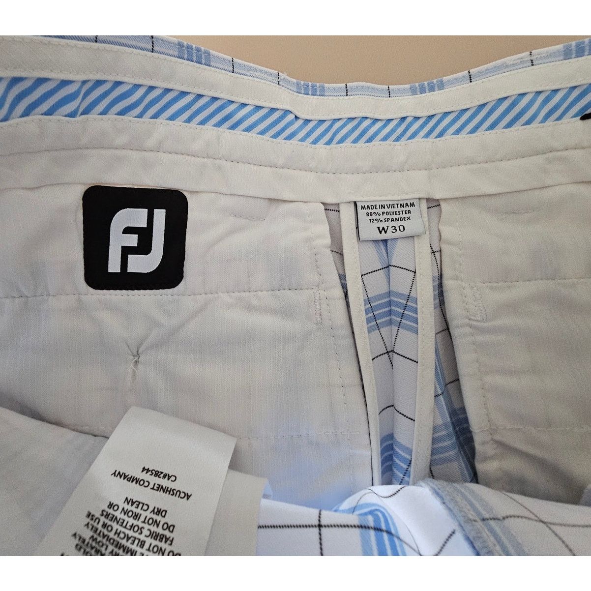 Footjoy FootJoy Golf FJ Men's Performance Casual Plaid Shorts W 30 Size US 30 / EU 46 - 8 Thumbnail