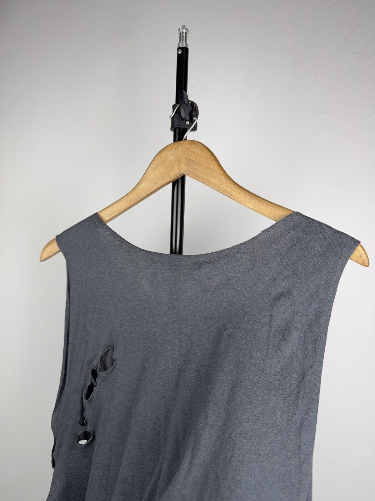 Vintage USA Protest Punk Distressed Faded Cropped Tank top Size US S / EU 44-46 / 1 - 15 Thumbnail