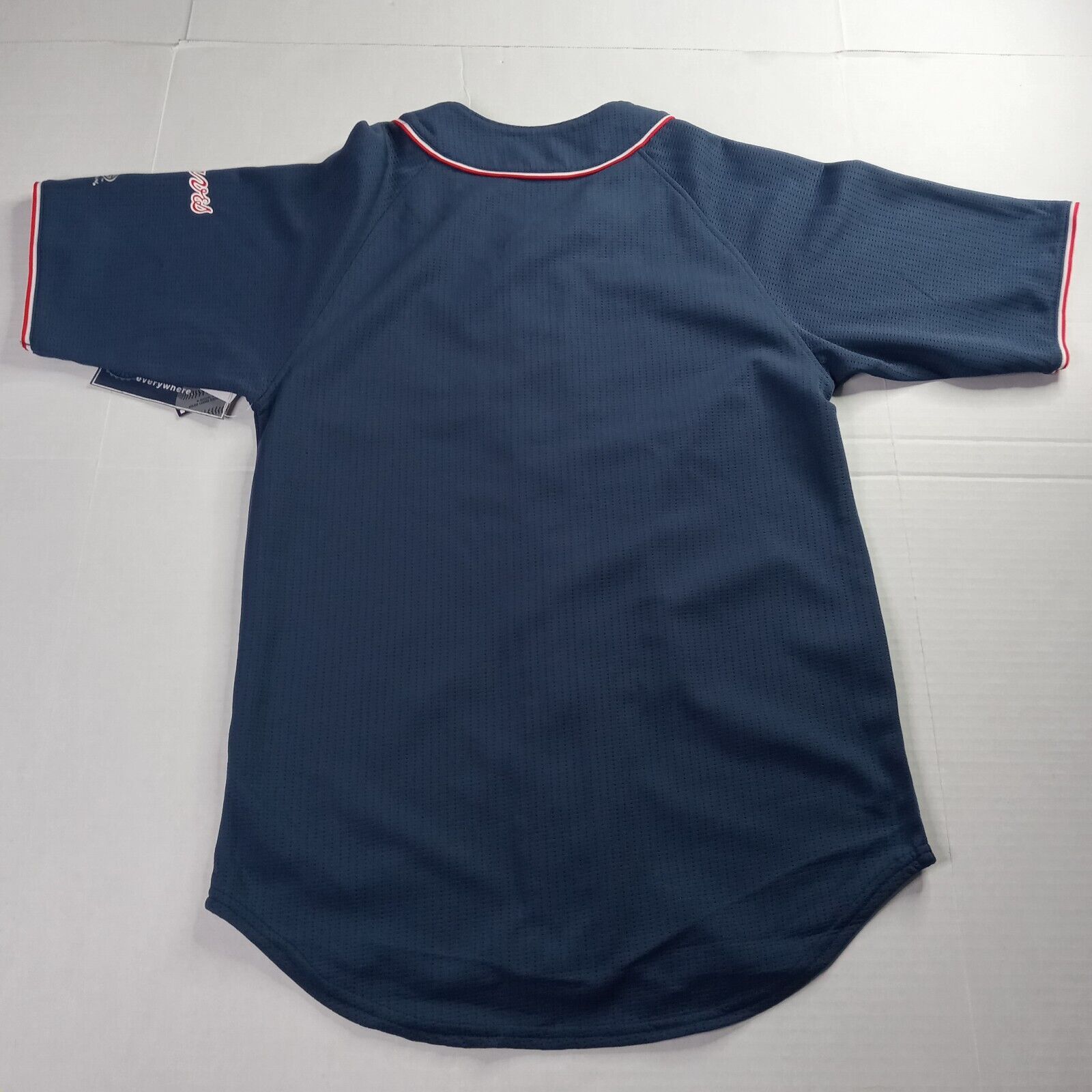 & Other Stories Atlanta Braves Jersey Mens S Small Blue True Fan Embroidered Size US S / EU 44-46 / 1 - 7 Thumbnail