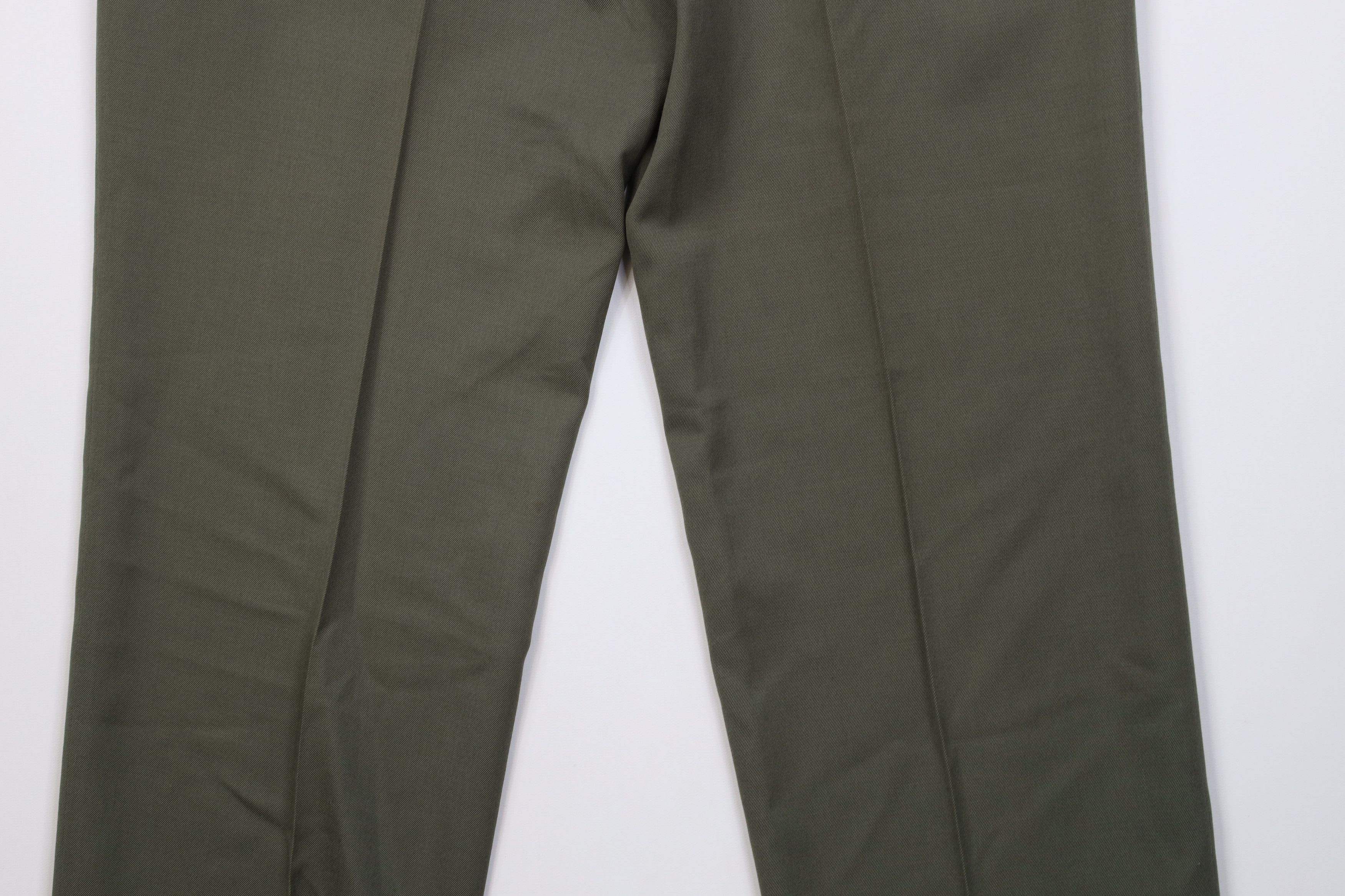 Vintage Vintage 90s Streetwear Wool Knit Wide Leg Chino Pants Green Size US 34 / EU 50 - 14 Thumbnail