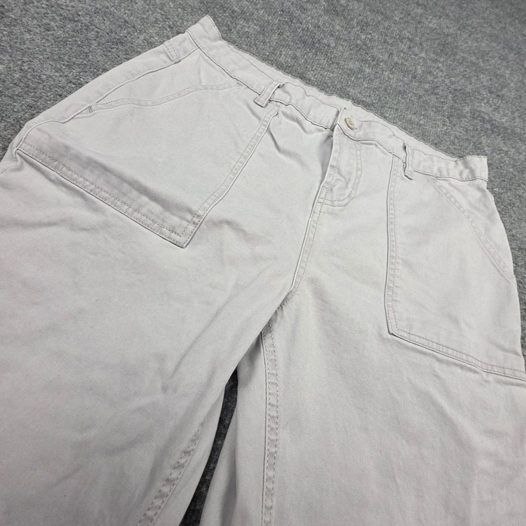 Vintage Wrap London Trousers Pants Women's 30 x 27 Gray Pockets Tapered Cotton Blend Size 30" / US 8 / IT 44 - 3 Thumbnail