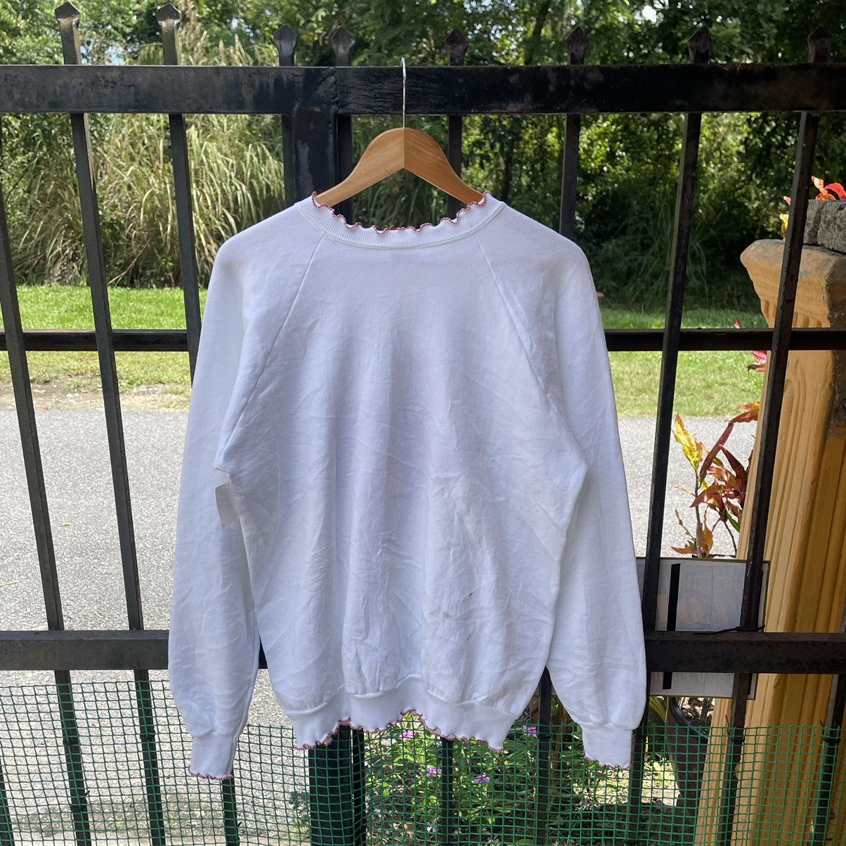Fruit Of The Loom × Vintage 🔥Vintage 90s Texas Affection Flower Sweatshirts Size US M / EU 48-50 / 2 - 2 Thumbnail