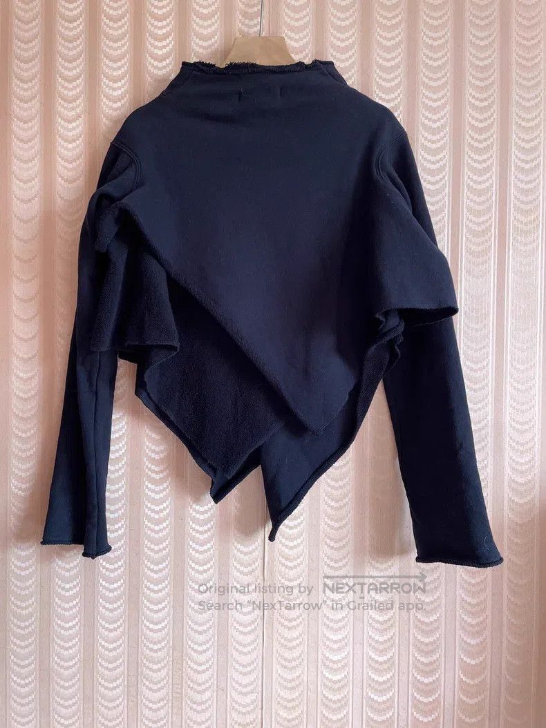 Comme des Garcons Comme Des Garcons Navy Blue Dark Blue Asymmetrical Long Sl Size S / US 4 / IT 40 - 2 Thumbnail