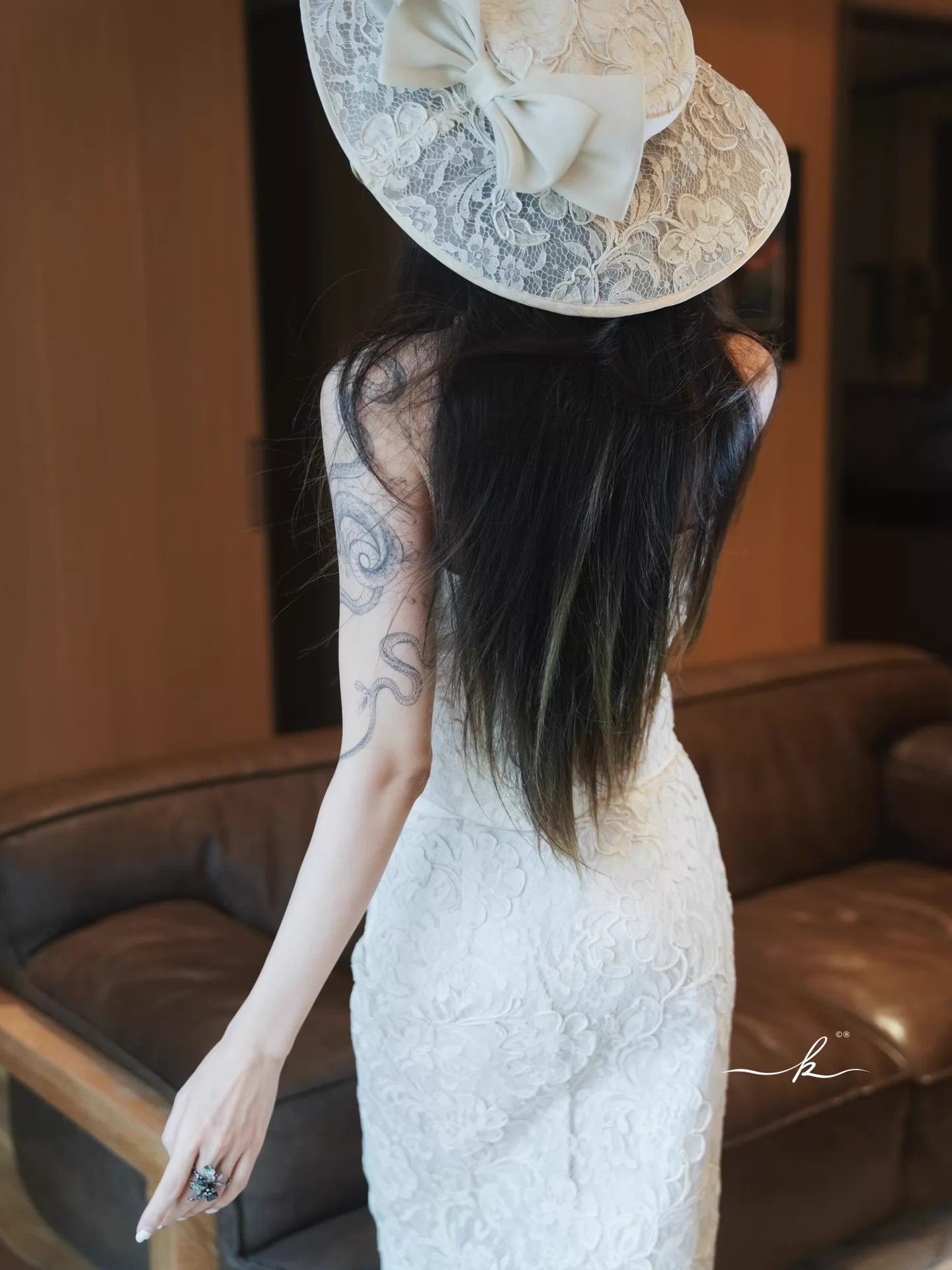 Other 1960s Italian Handmade 3-Piece Wedding Light Gown w/ Hat Size S / US 4 / IT 40 - 5 Thumbnail