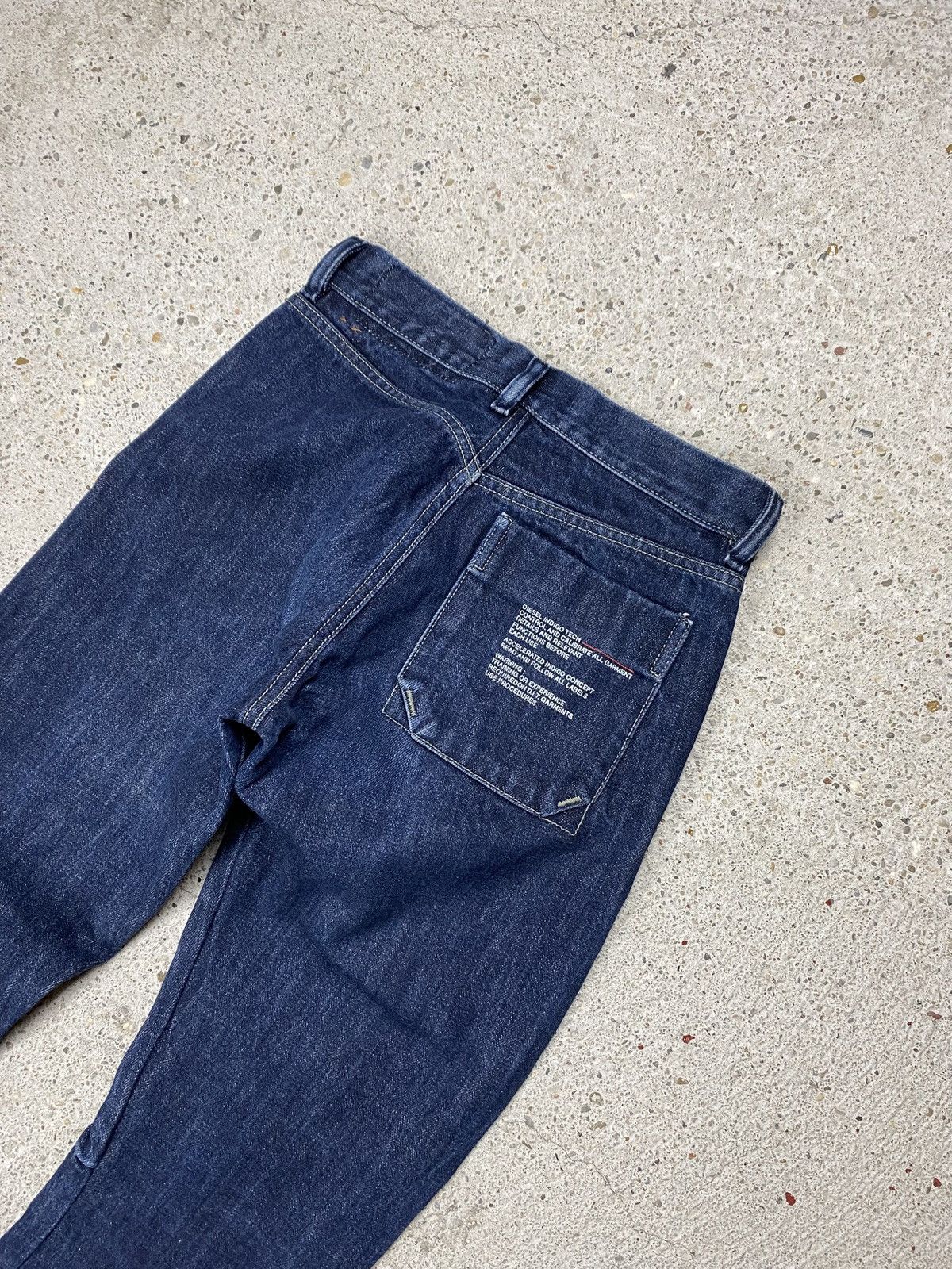 Diesel Diesel vintage dit flared bootcut jeans navy selvedge denim Size 27" / US 4 / IT 40 - 4 Thumbnail