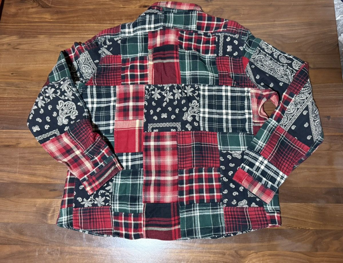 Polo Ralph Lauren Polo Ralph Lauren Classic Fit Patchwork Flannel Workshirt XL Size US XL / EU 56 / 4 - 11 Thumbnail