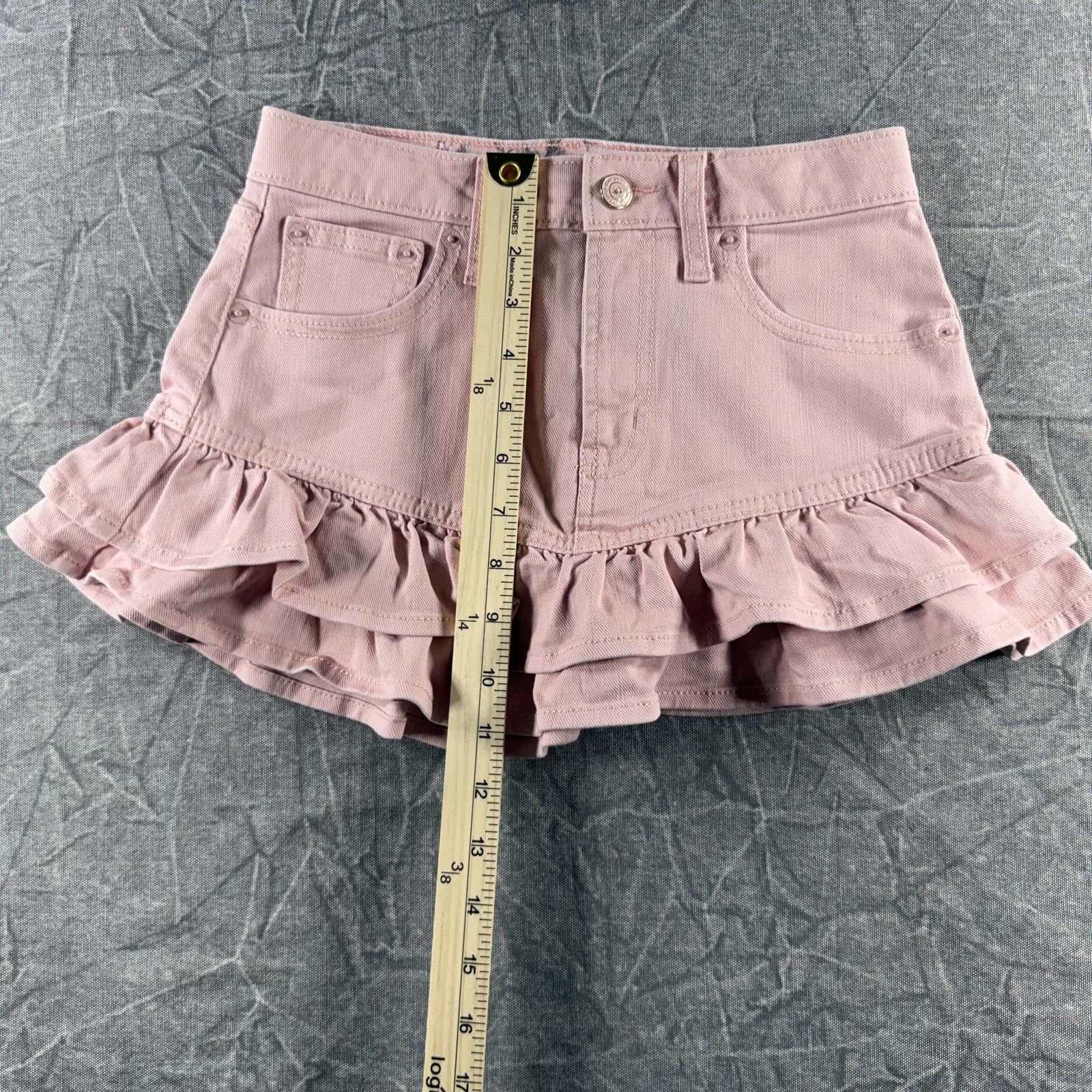 Gap Gap Skirt Kid's 10 Pink x LoveShackFancy Denim Size 24" / US 00 / IT 34 - 2 Thumbnail