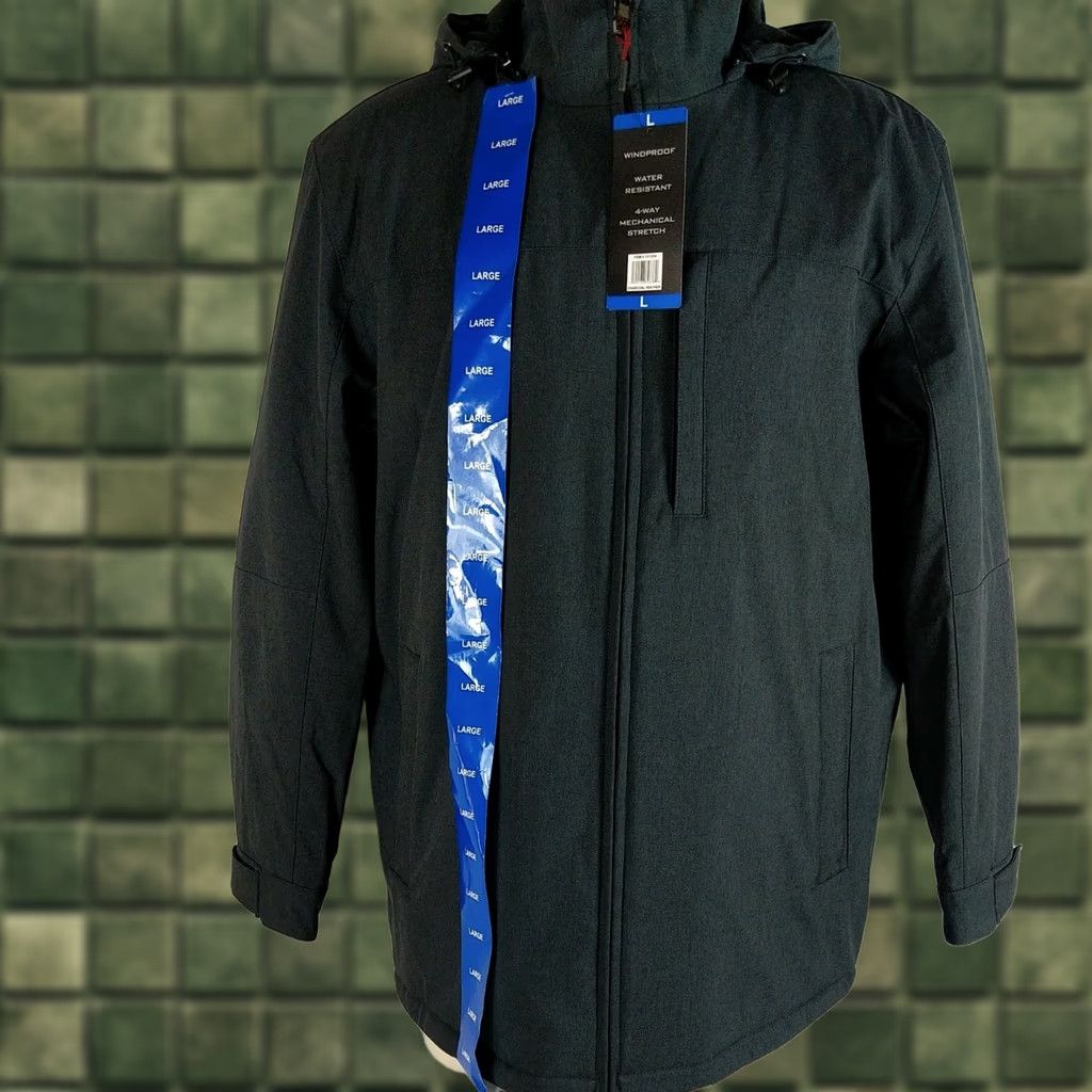 Weatherproof VINTAGE? No. WEATHERPROOF STRETCH TECH Jacket Full Zip Coat Large Weatherproof Mens Gray Regular L New With Tags Size US L / EU 52-54 / 3 - 1 Thumbnail