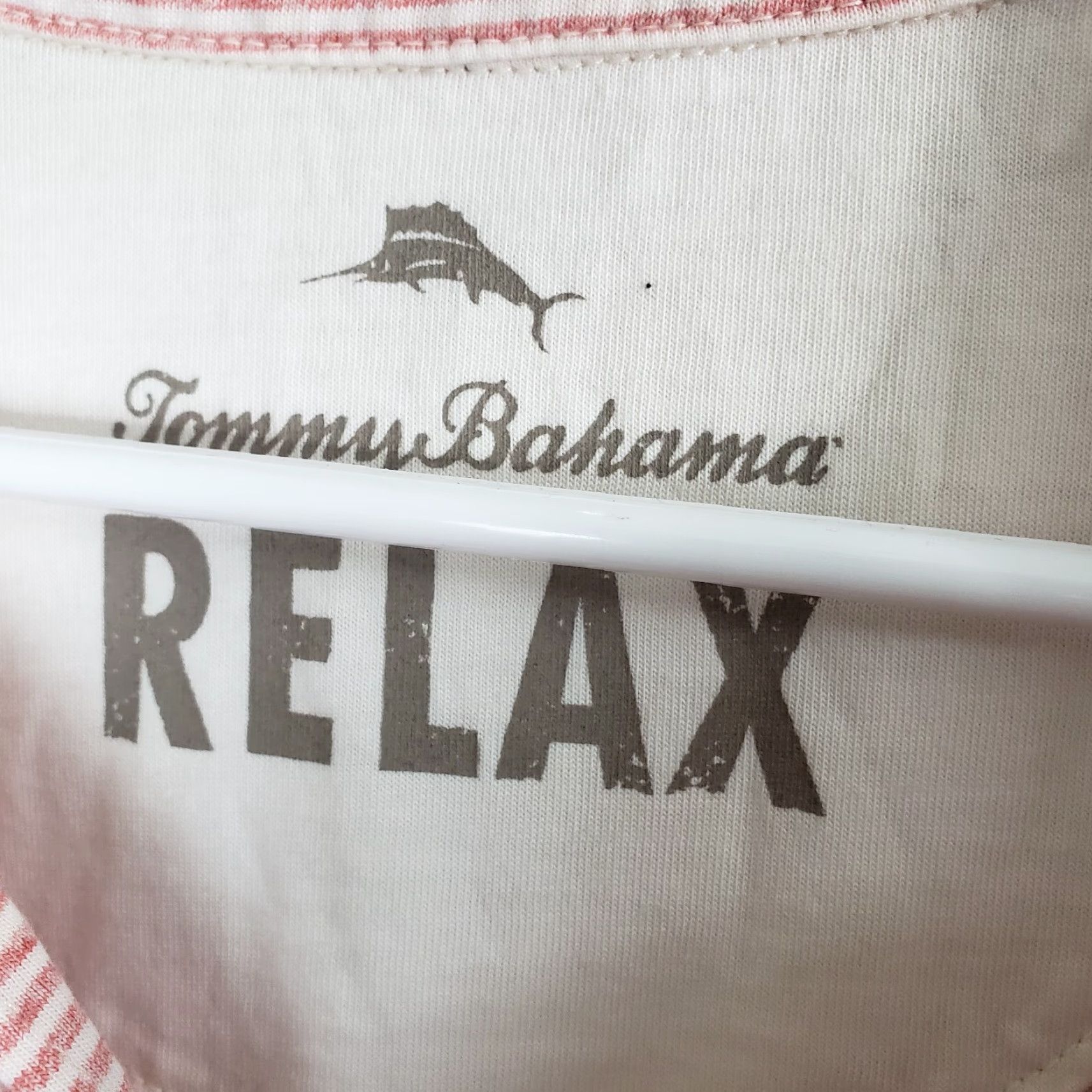 Tommy Bahama Tommy Bahama Polo Shirt XL Red Stripe Short Sleeve Pima Cotton Men’s Shirt Size US XL / EU 56 / 4 - 4 Thumbnail