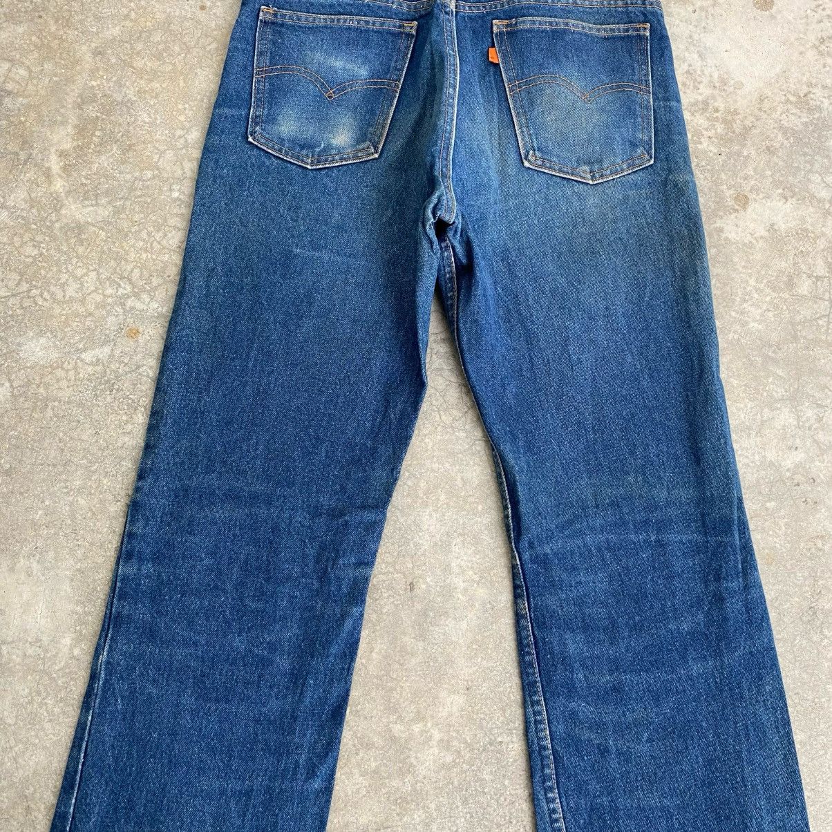 Levi's Vintage 90’s Levis 517 Orange Tab Faded Blue Flared Jeans Size US 32 / EU 48 - 10 Thumbnail