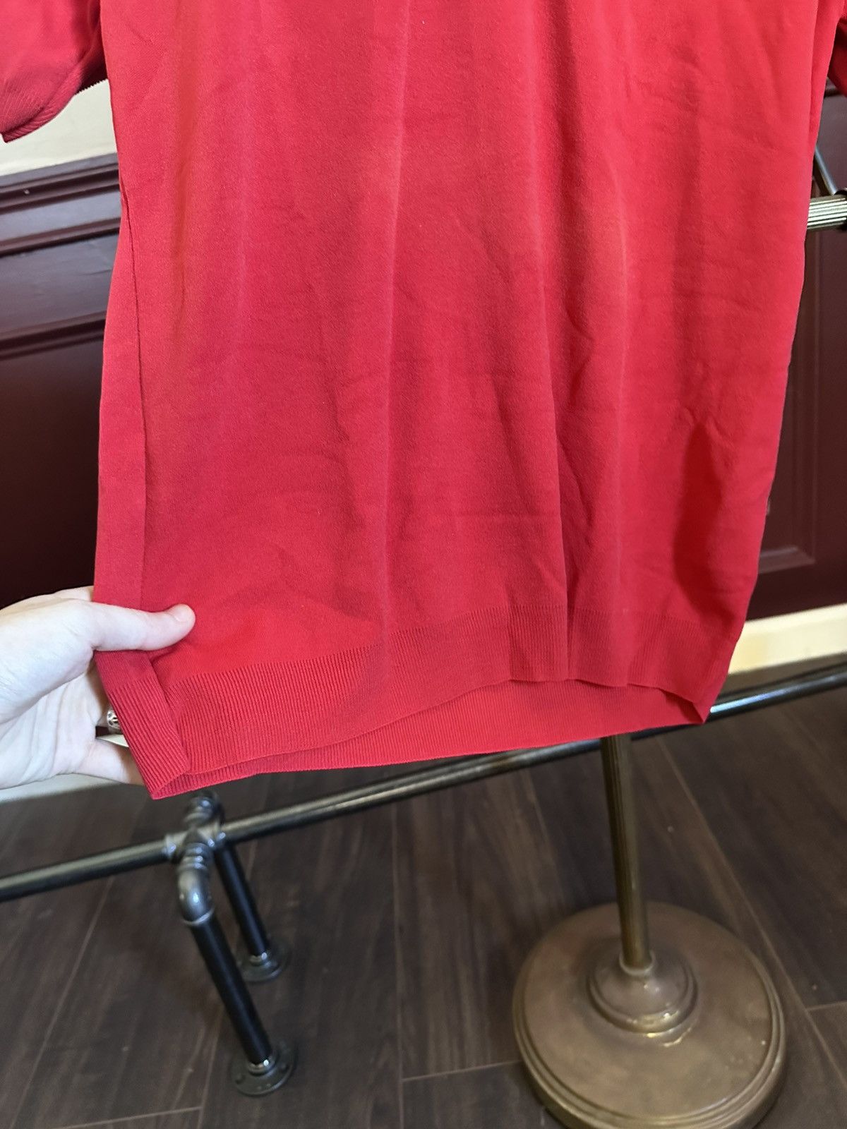 Vintage Ban-Lon MiUSA oversized pointed spread collar red polo shirt Size US M / EU 48-50 / 2 - 8 Thumbnail