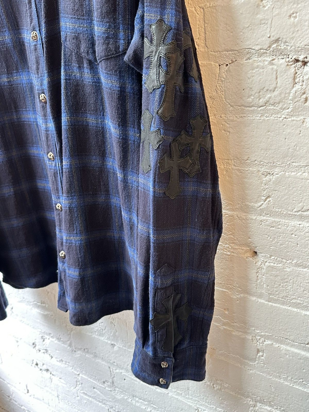 Chrome Hearts CHROME HEARTS FLOODED PATCH FLANNEL XXL Size US XXL / EU 58 / 5 - 2 Thumbnail