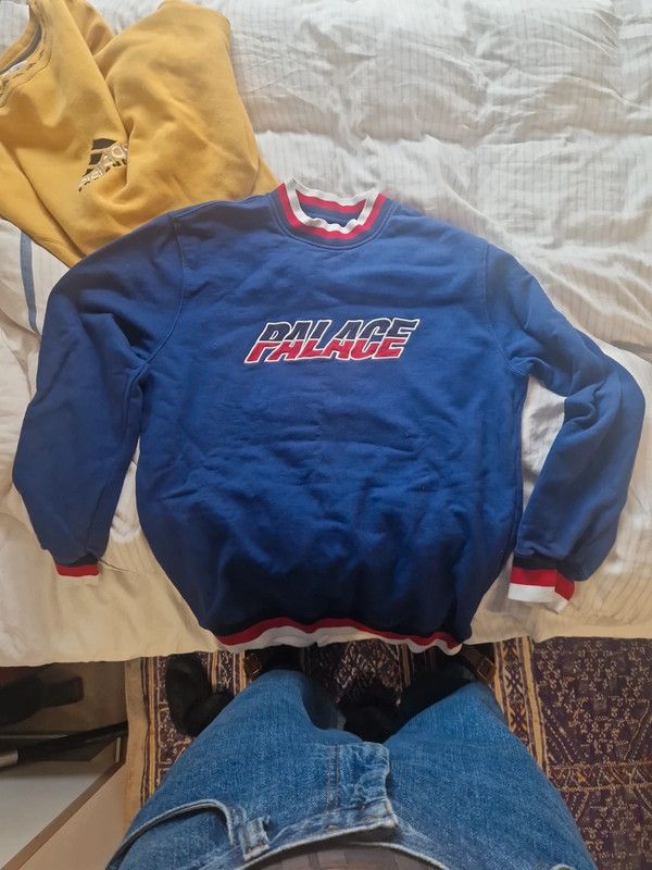 Palace Palace blue sweatshirt Size US L / EU 52-54 / 3 - 1 Thumbnail
