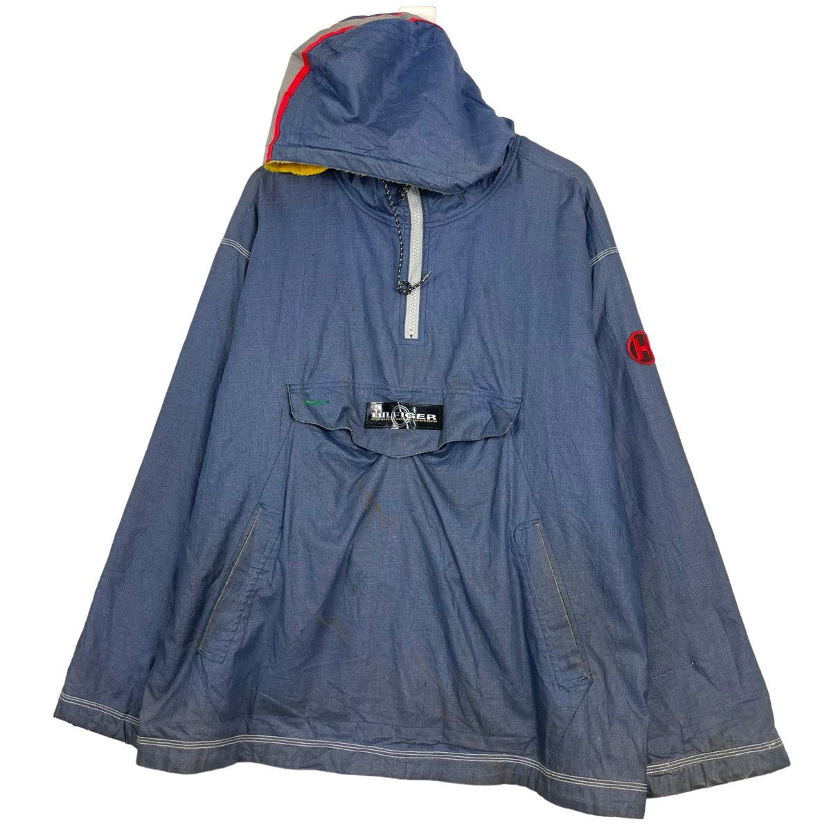 Tommy Hilfiger × Vintage 💥TOMMY HILFIGER ANORAK HOODIE SURVIVAL JACKET Size US L / EU 52-54 / 3 - 3 Thumbnail