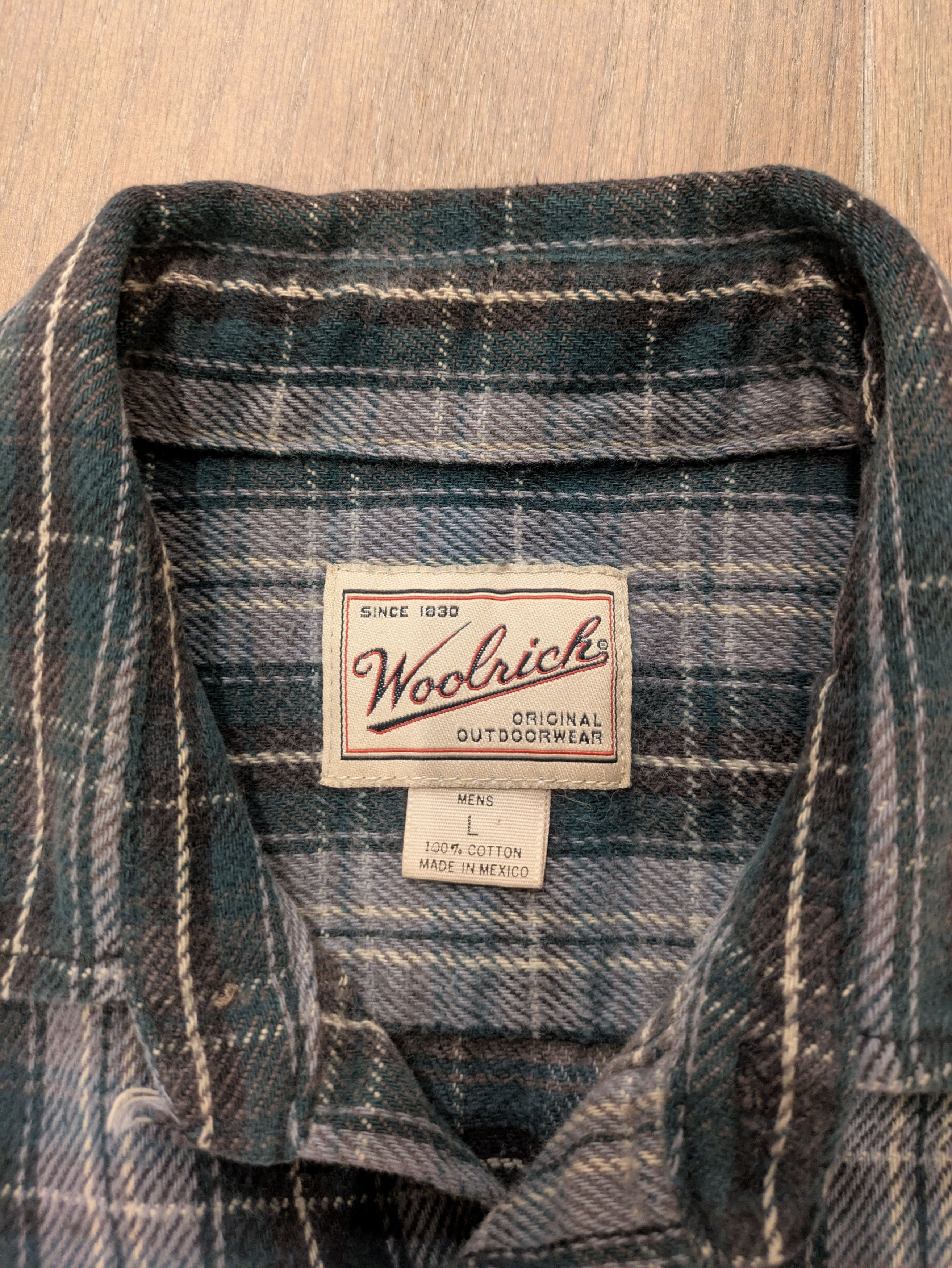 Woolrich Woolen Mills Vintage Woolrich Original Plaid Flannel Overshirt Size US L / EU 52-54 / 3 - 2 Thumbnail