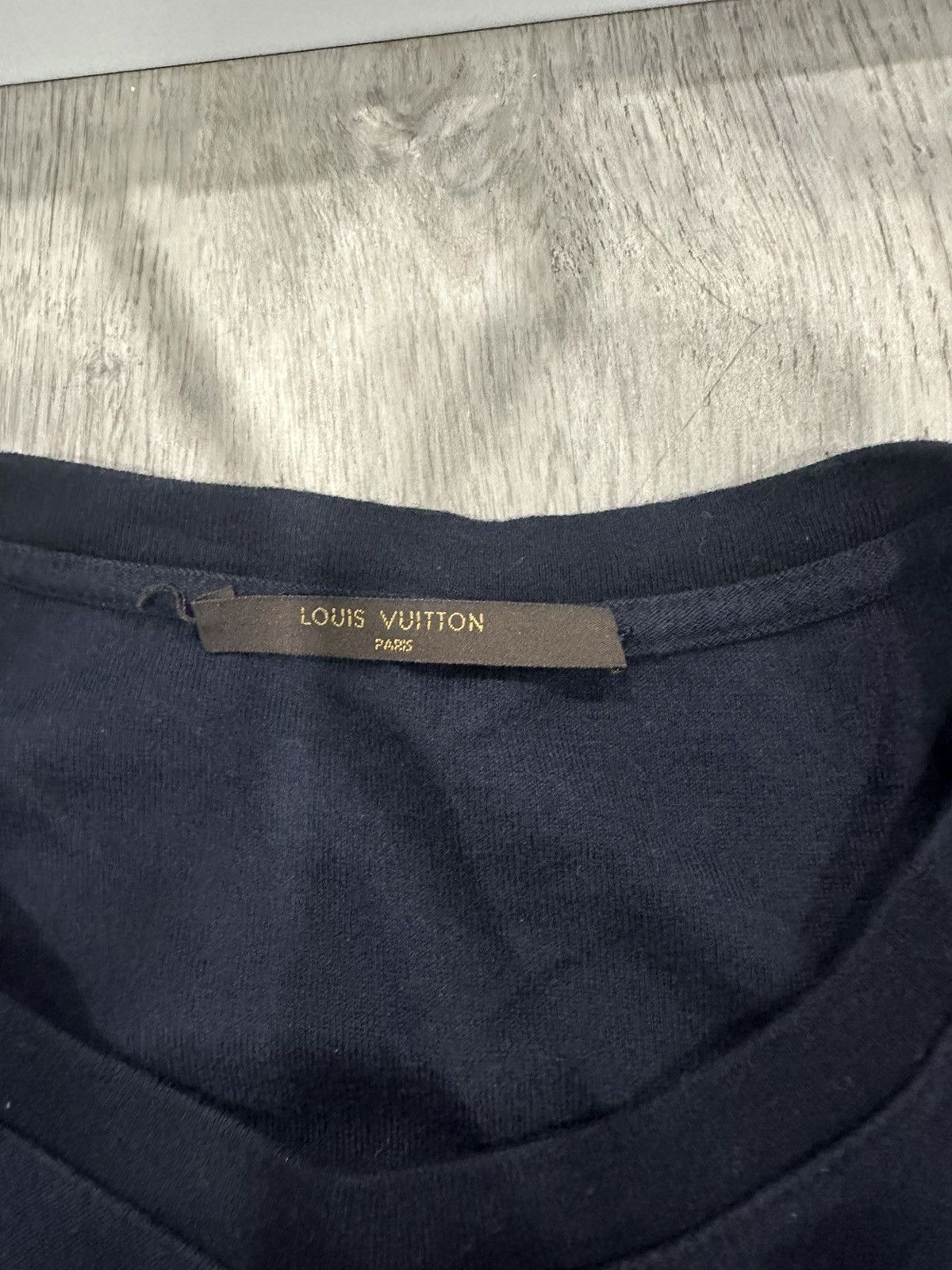 Louis Vuitton Louis Vuitton navy T shirt Size US L / EU 52-54 / 3 - 2 Thumbnail