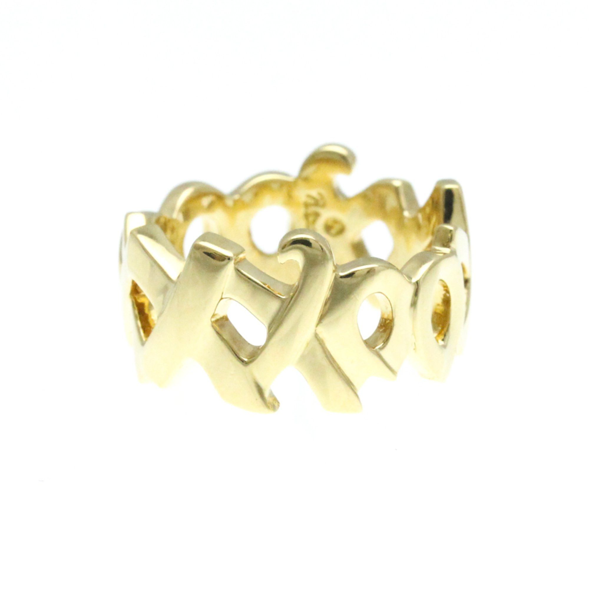 Tiffany & Co. Tiffany LOVE & KISS Ring Yellow Gold (18K) Fashion No Stone  Band Ring Gold | Grailed