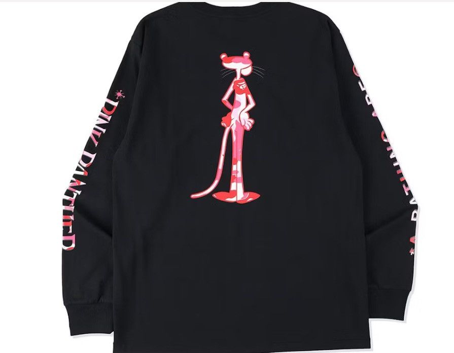 Bape Bape x Pink Panther Long Sleeve Tee Size US S / EU 44-46 / 1 - 8 Thumbnail