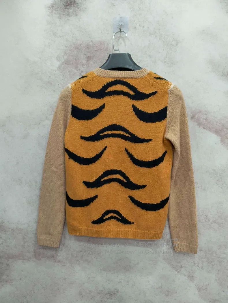 Gucci Gucci Long-sleeved pullover sweater with tiger head Size US M / EU 48-50 / 2 - 2 Thumbnail
