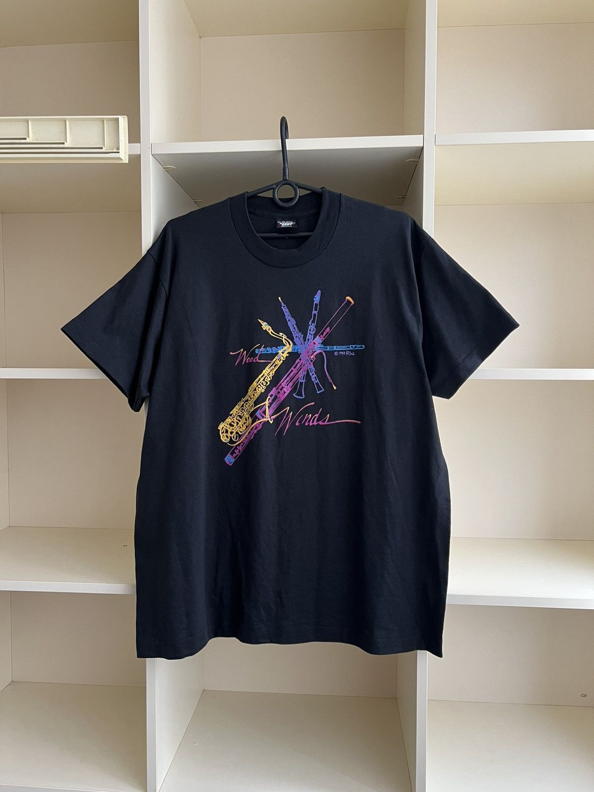 Vintage Vintage 1988 Woodwinds Tee T-Shirt Music Screen Stars Size US XL / EU 56 / 4 - 1 Thumbnail