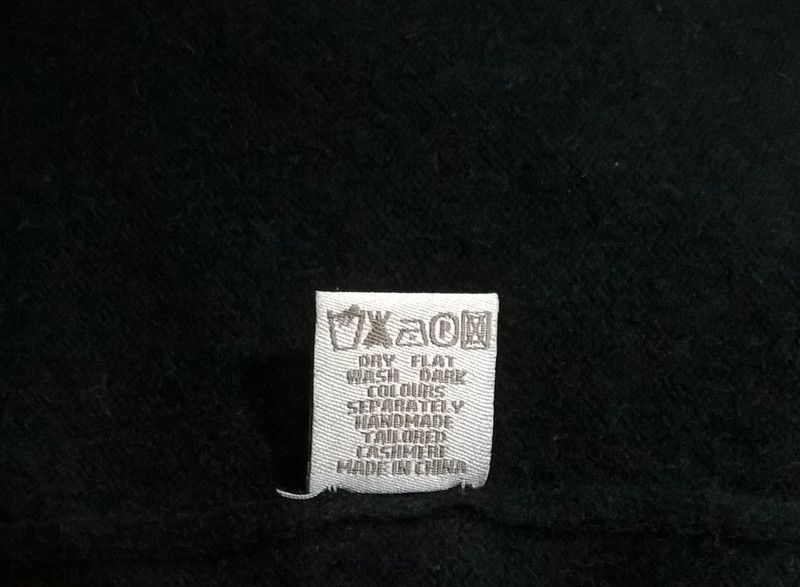Other 100% cashmere sweater jumper navy black vintage Size M / US 6-8 / IT 42-44 - 8 Thumbnail