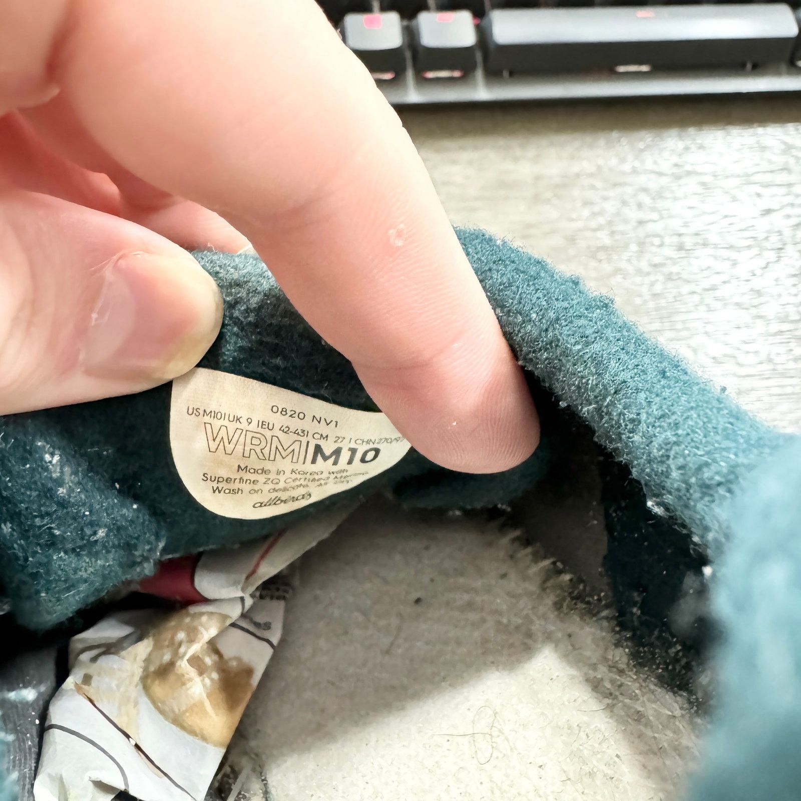 Allbirds Allbirds Mens Wool Runners Lace Up Shoes Aqua Green Size 10 Size US 10 / EU 43 - 5 Thumbnail