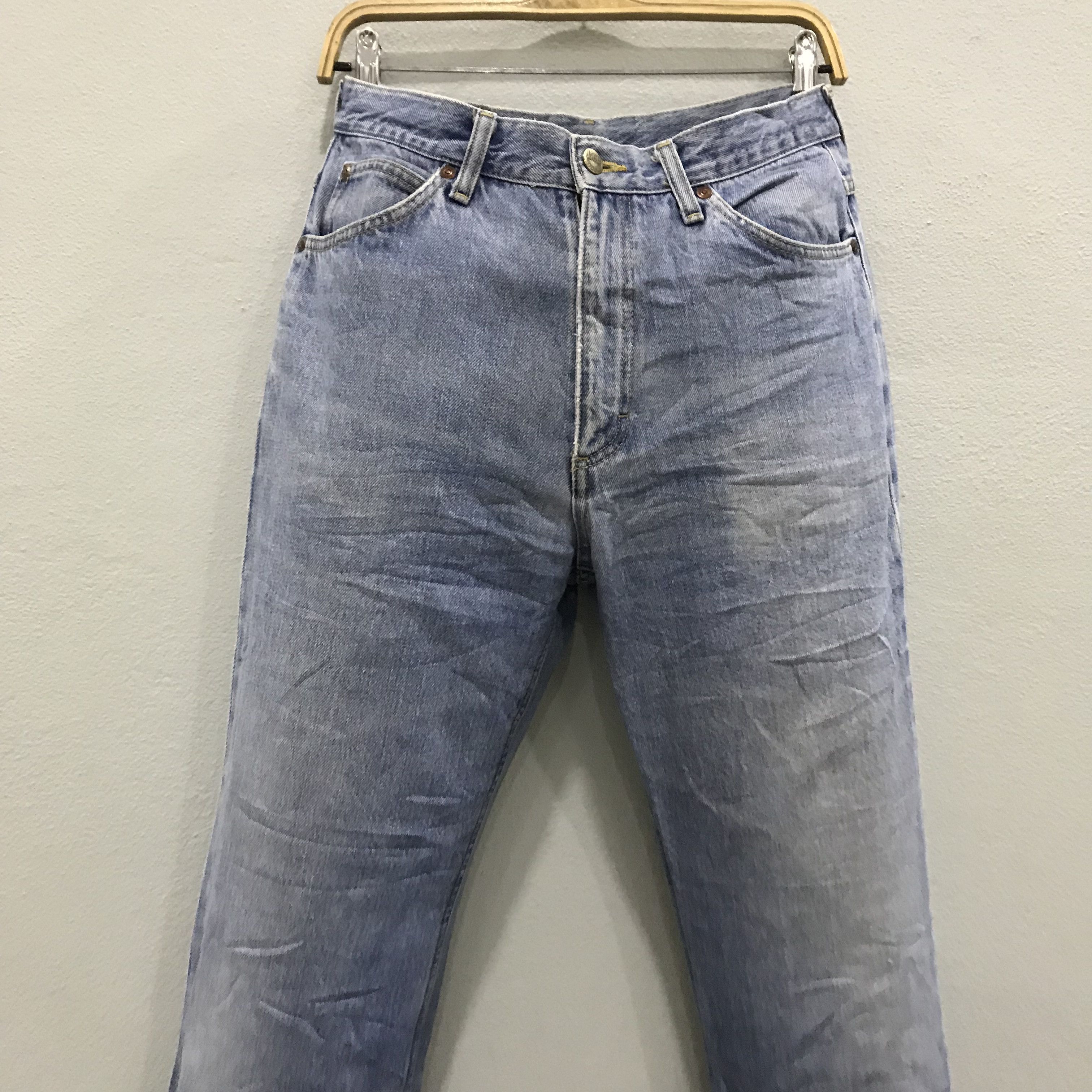 Lee Vintage Lee Straight Leg Jeans Light Wash Size US 31 - 3 Thumbnail