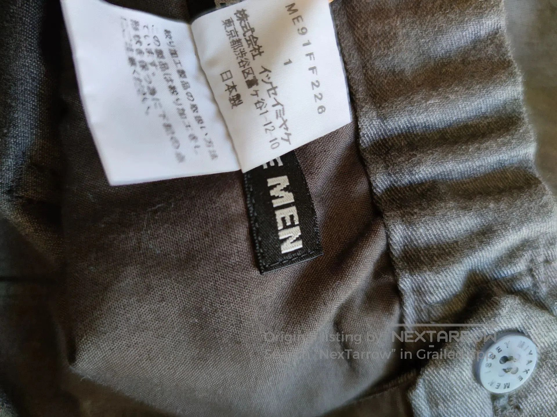 Issey Miyake Issey Miyake Men Gray Pleated Trousers. Size US 32 / EU 48 - 5 Thumbnail