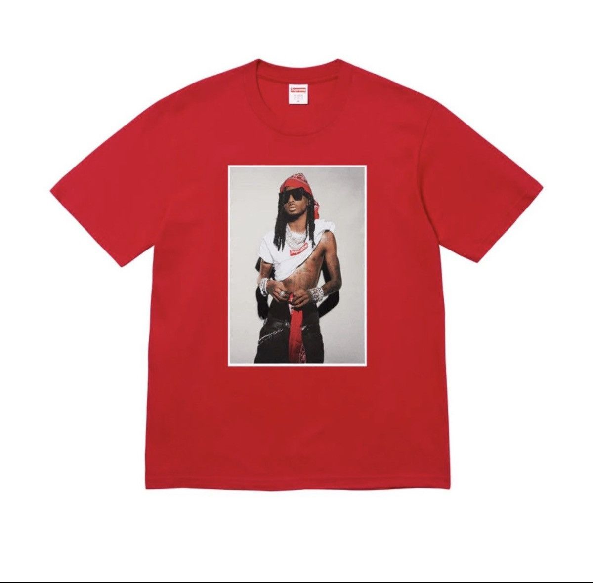Supreme Supreme Playboi Carti tee red Size US M / EU 48-50 / 2 - 1 Thumbnail
