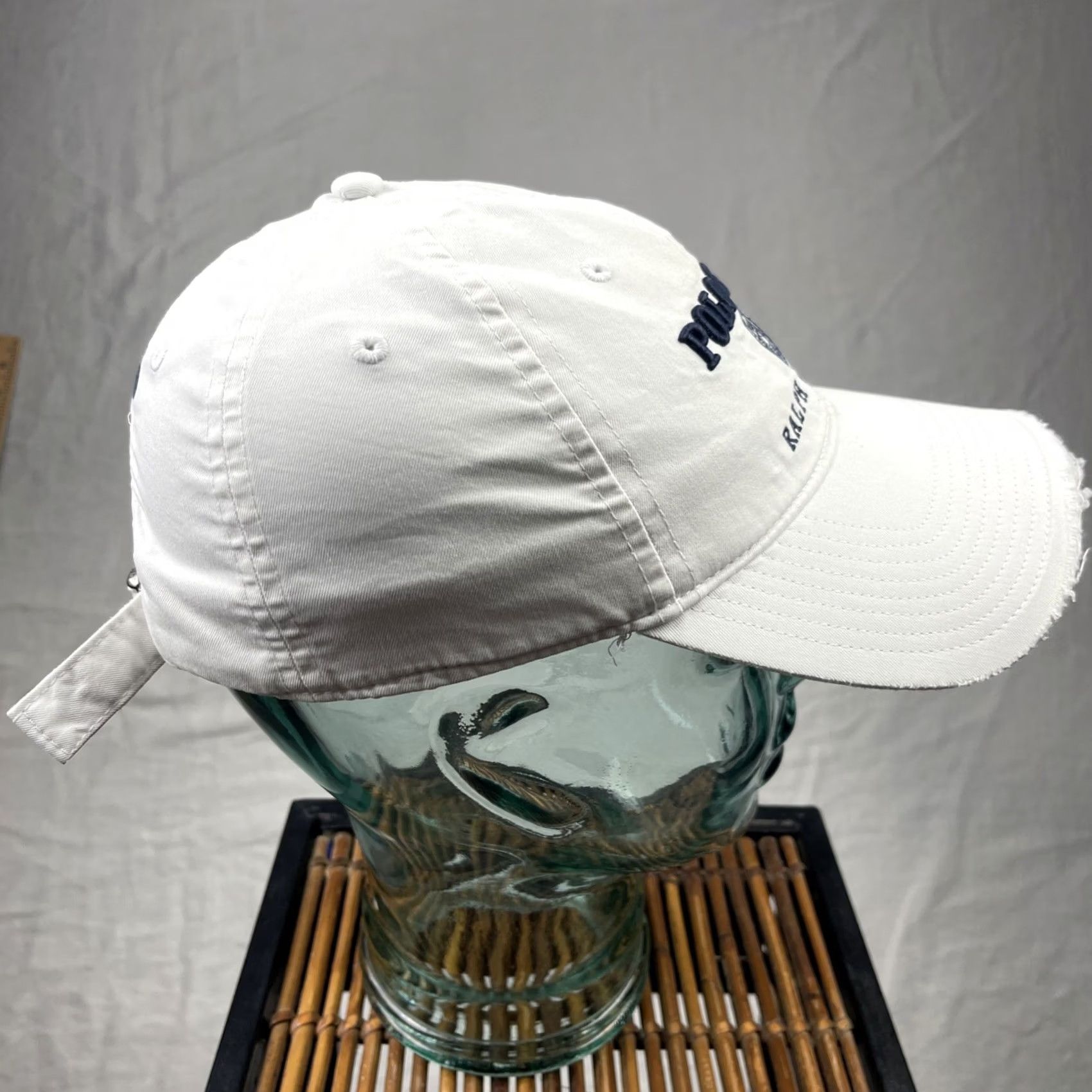 Polo Ralph Lauren Polo Ralph Lauren Hat Cap Mens Strap White Pelican Hill Golf Club Distressed Cap Size US M / EU 48-50 / 2 - 6 Thumbnail