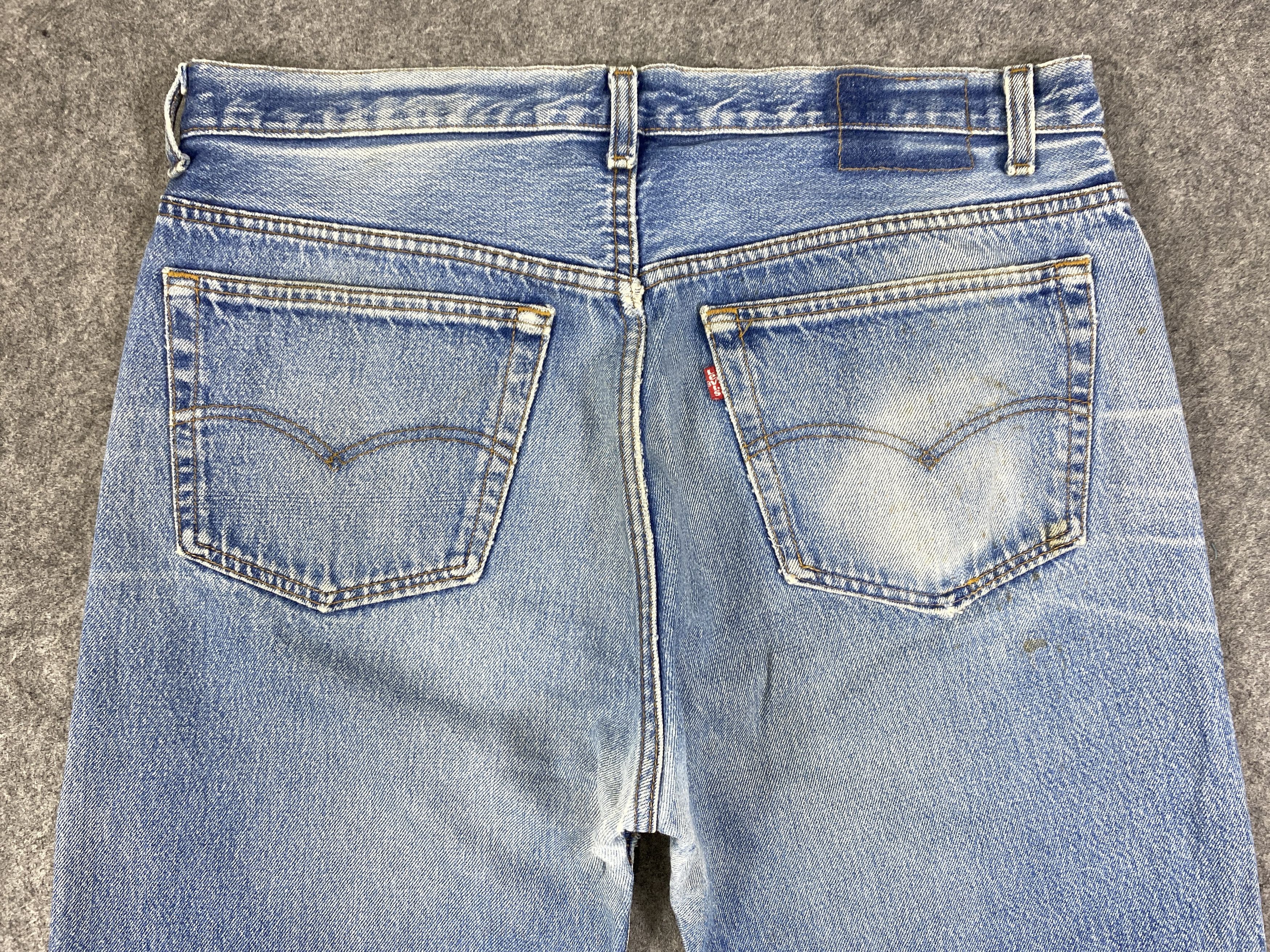 Japanese Brand Faded Blue Vintage Levis 501 Jeans 36x29 - JN3193 Size US 26 / EU 42 - 4 Thumbnail