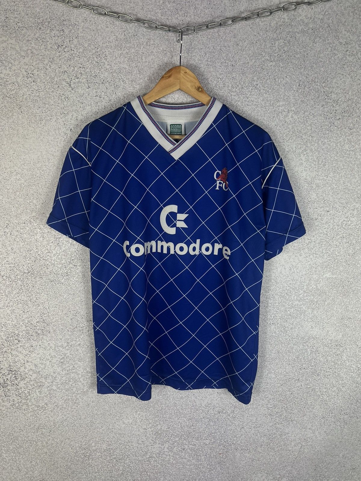 Chelsea Soccer Vintage 1988 FC Chelsea Home Soccer Jersey Shirt Score Draw Size US M / EU 48-50 / 2 - 1 Thumbnail