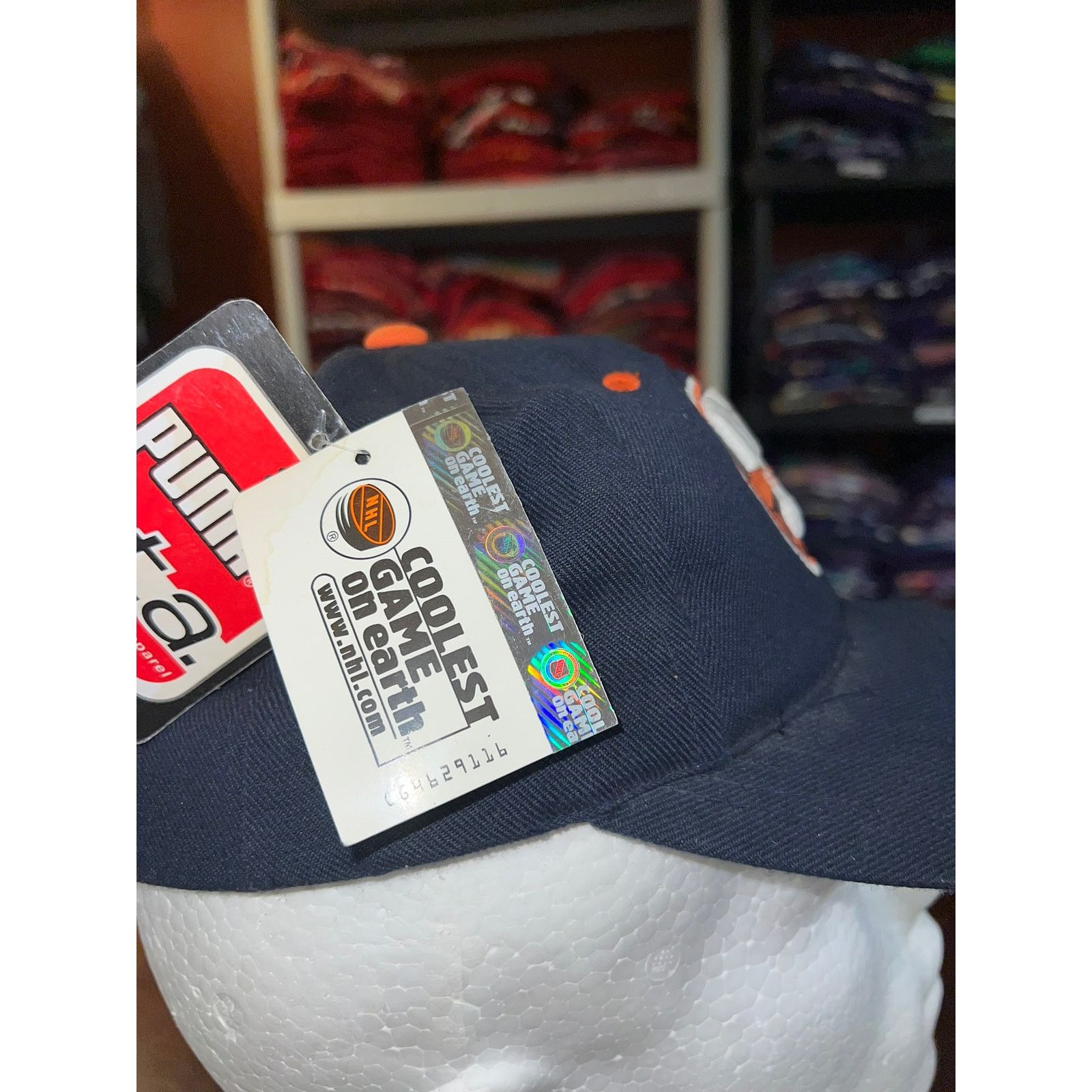 Puma New York Islanders Hat Vintage Puma NWT Blue Hockey NHL ATA Size ONE SIZE - 7 Thumbnail