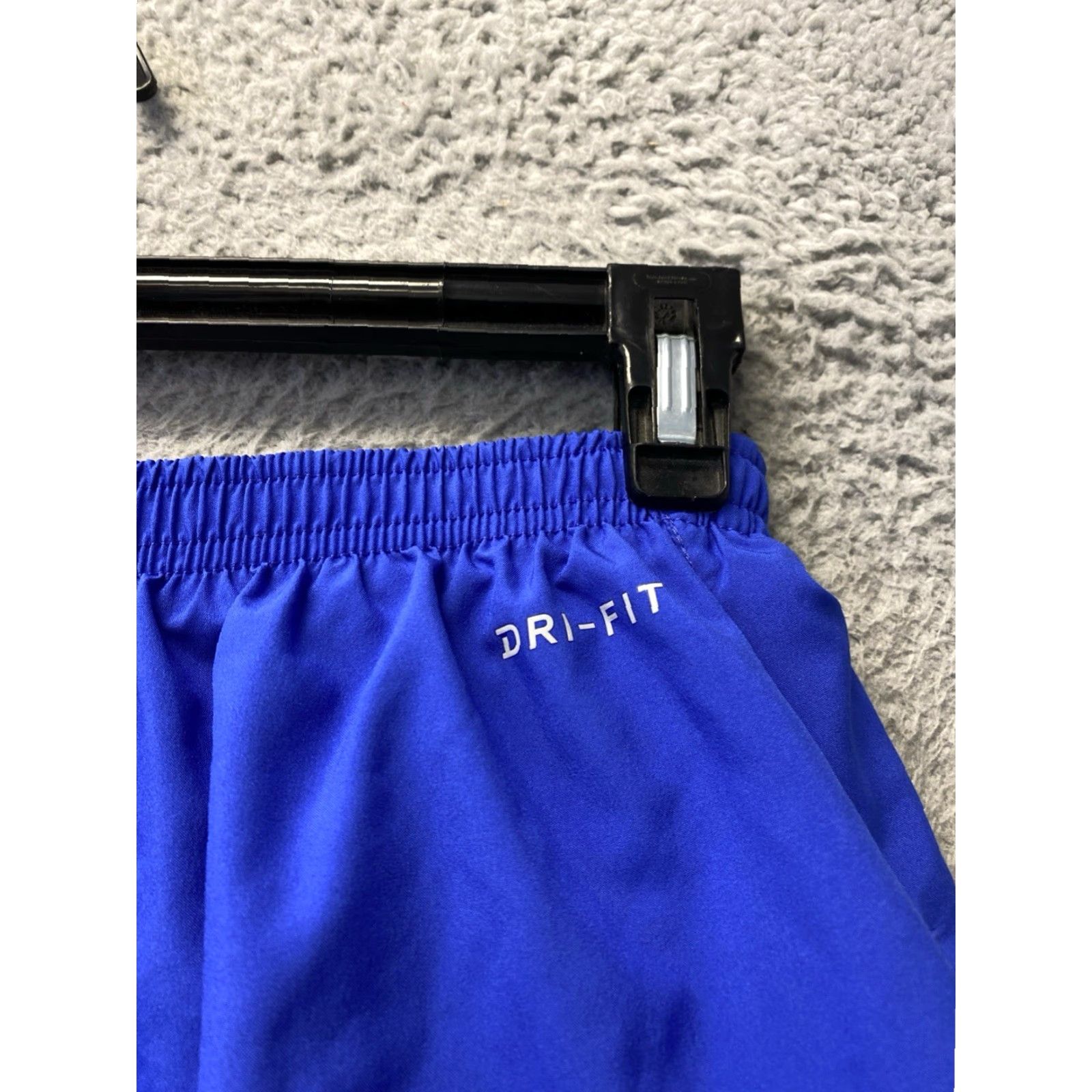 Nike Nike Dri-Fit Running Shorts Women L Blue Lined Elastic Drawstring 126-42 Size 36" / US 14 / IT 50 - 5 Thumbnail