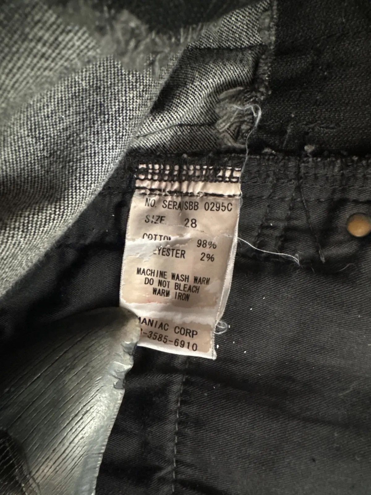 If Six Was Nine Ifsixwasnine pinstripe sera laceup denims Size US 28 / EU 44 - 6 Thumbnail