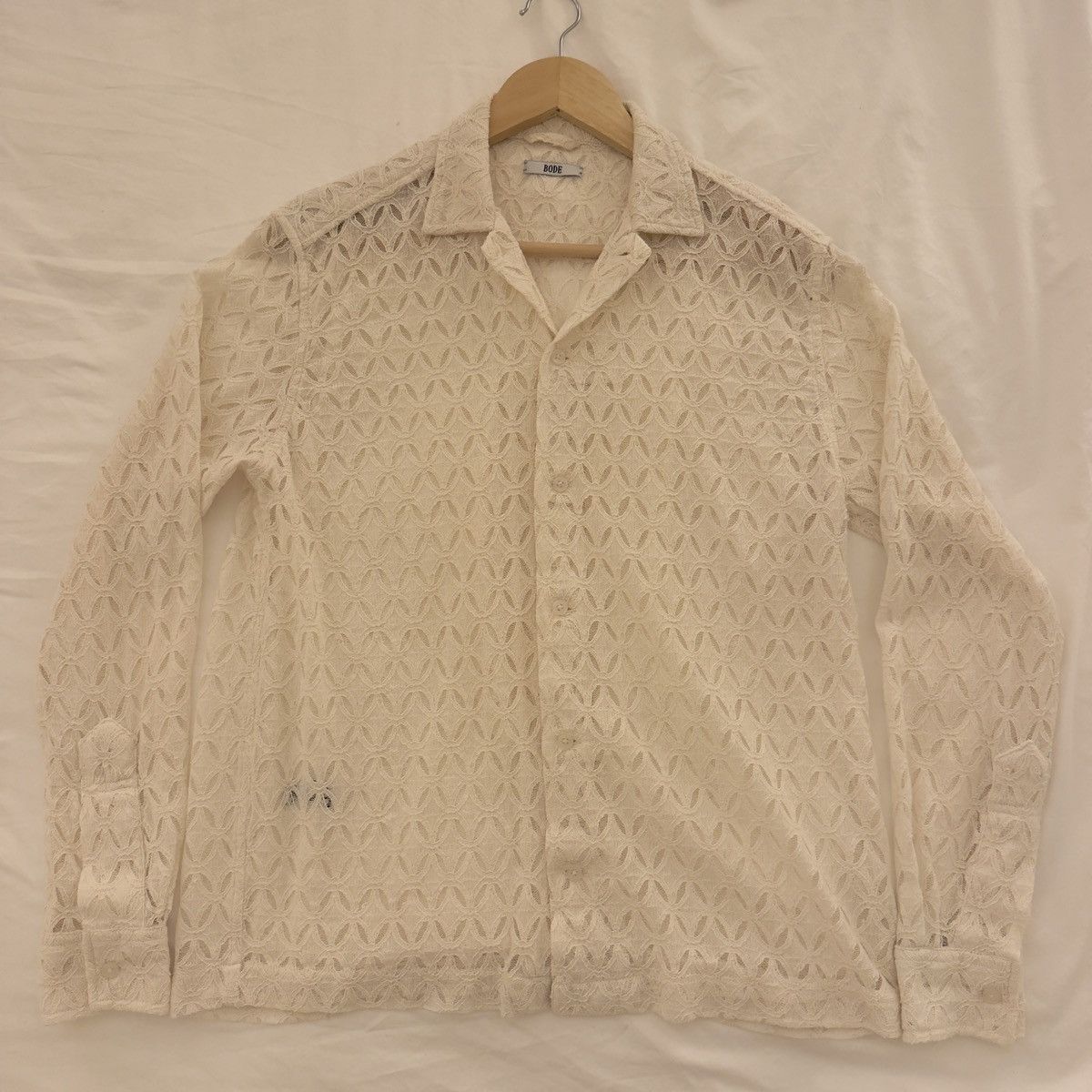 Bode Lattice Lace L/S Shirt Size US S / EU 44-46 / 1 - 3 Thumbnail