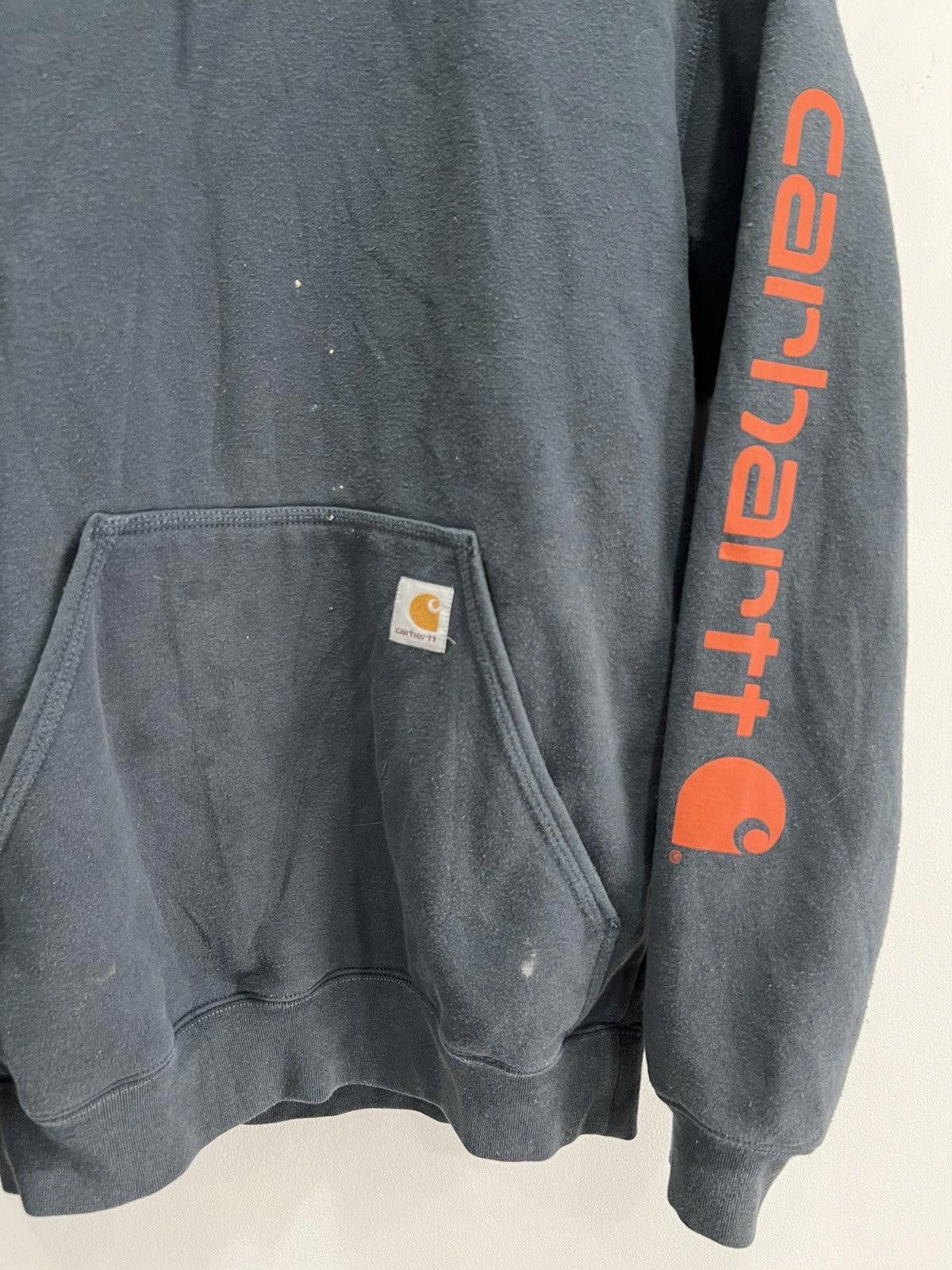Vintage Vintage Carhartt Hoodie Sweater sleeve spellout Small Size US S / EU 44-46 / 1 - 3 Thumbnail