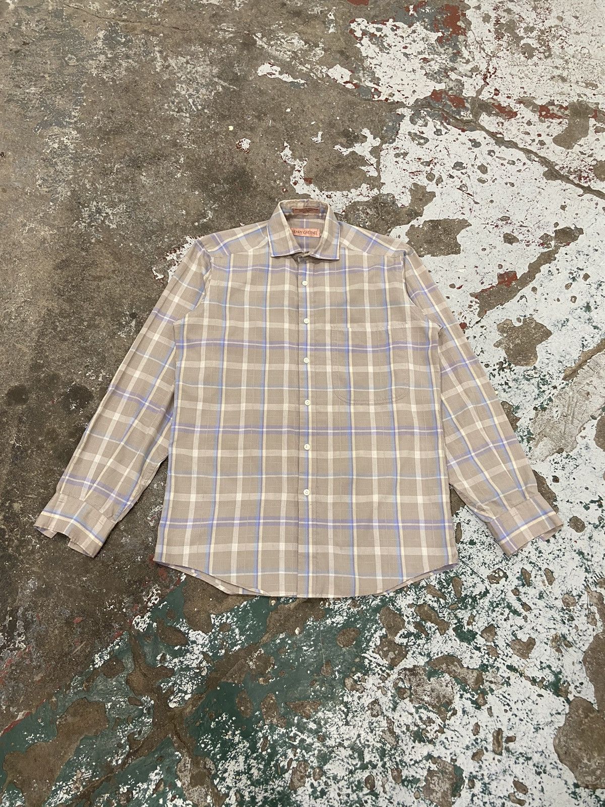 Vintage Vintage 1990s Plaid Button-up Shirt Size US S / EU 44-46 / 1 - 1 Thumbnail