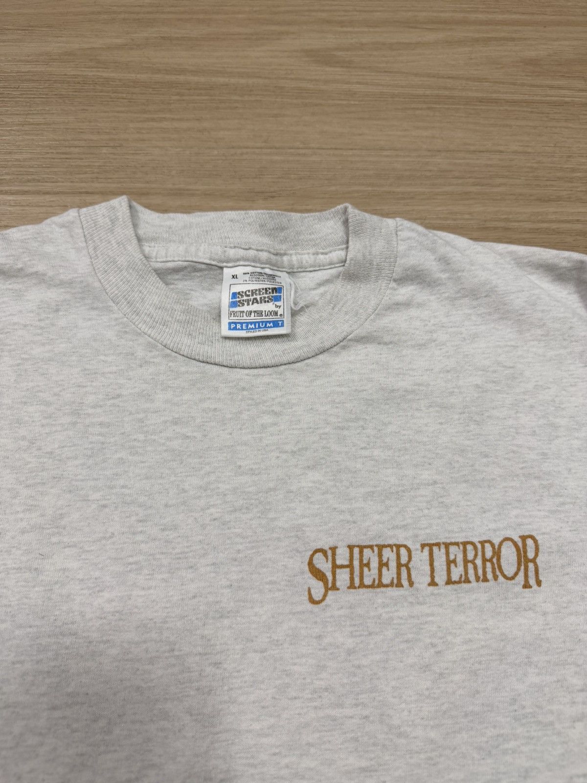 Other Vintage 90s SHEER TERROR tee Size US XL / EU 56 / 4 - 7 Thumbnail
